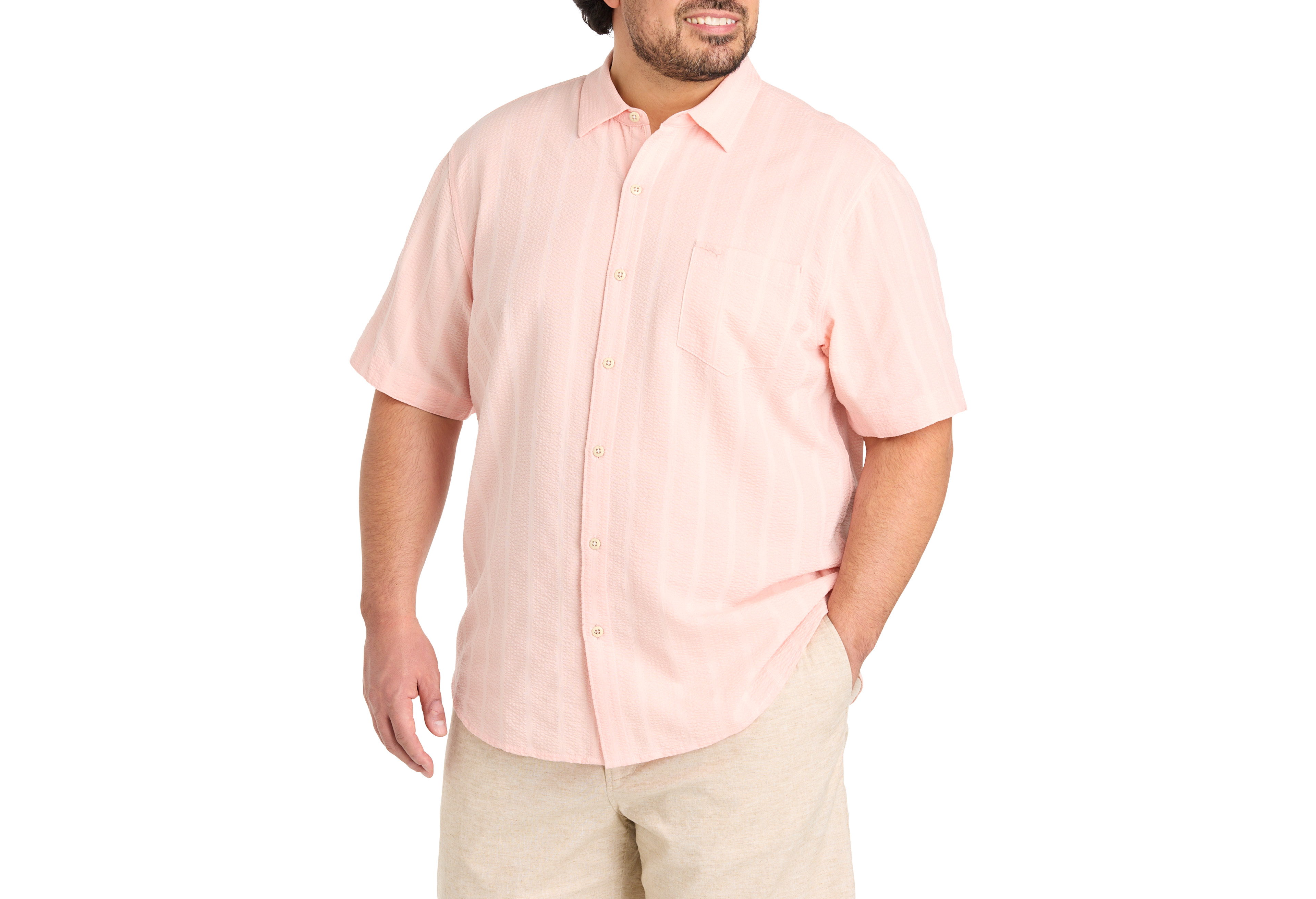 Nova Wave Seersucker Sport Shirt