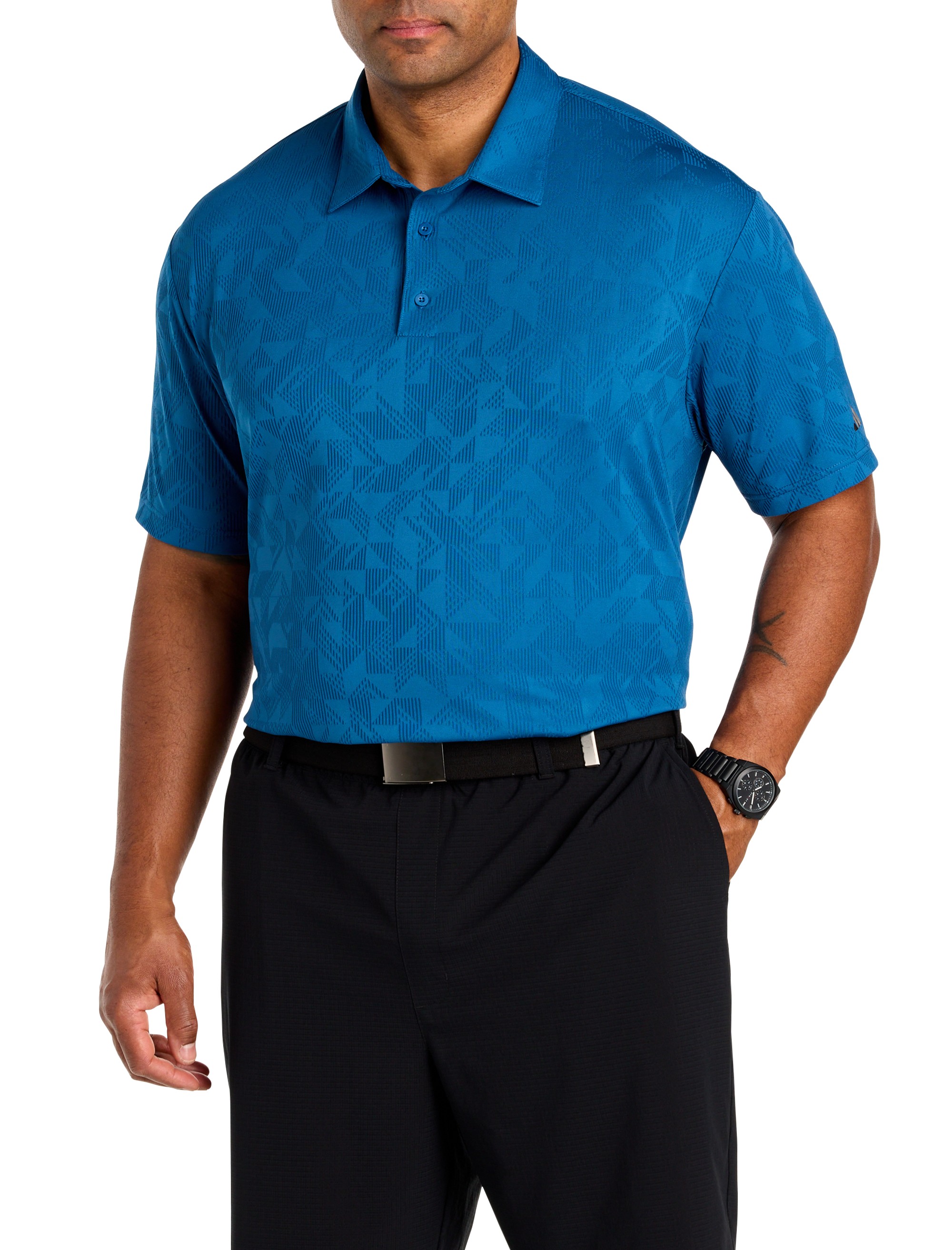 365 Climacool Jacquard Polo Shirt - thumbnail 3