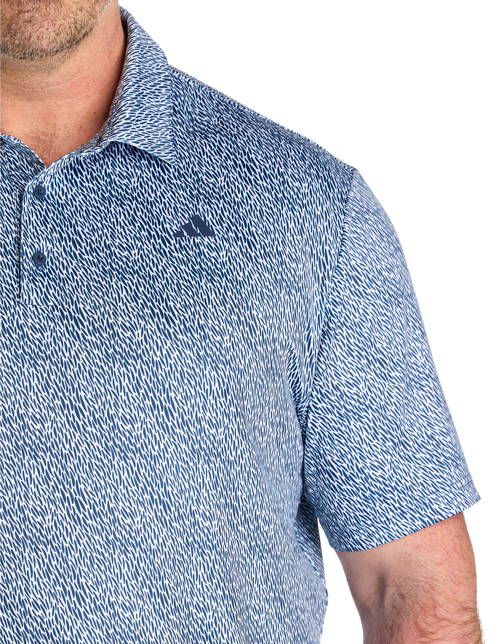 Ultimate 365 Feather Print Polo Shirt - thumbnail 2