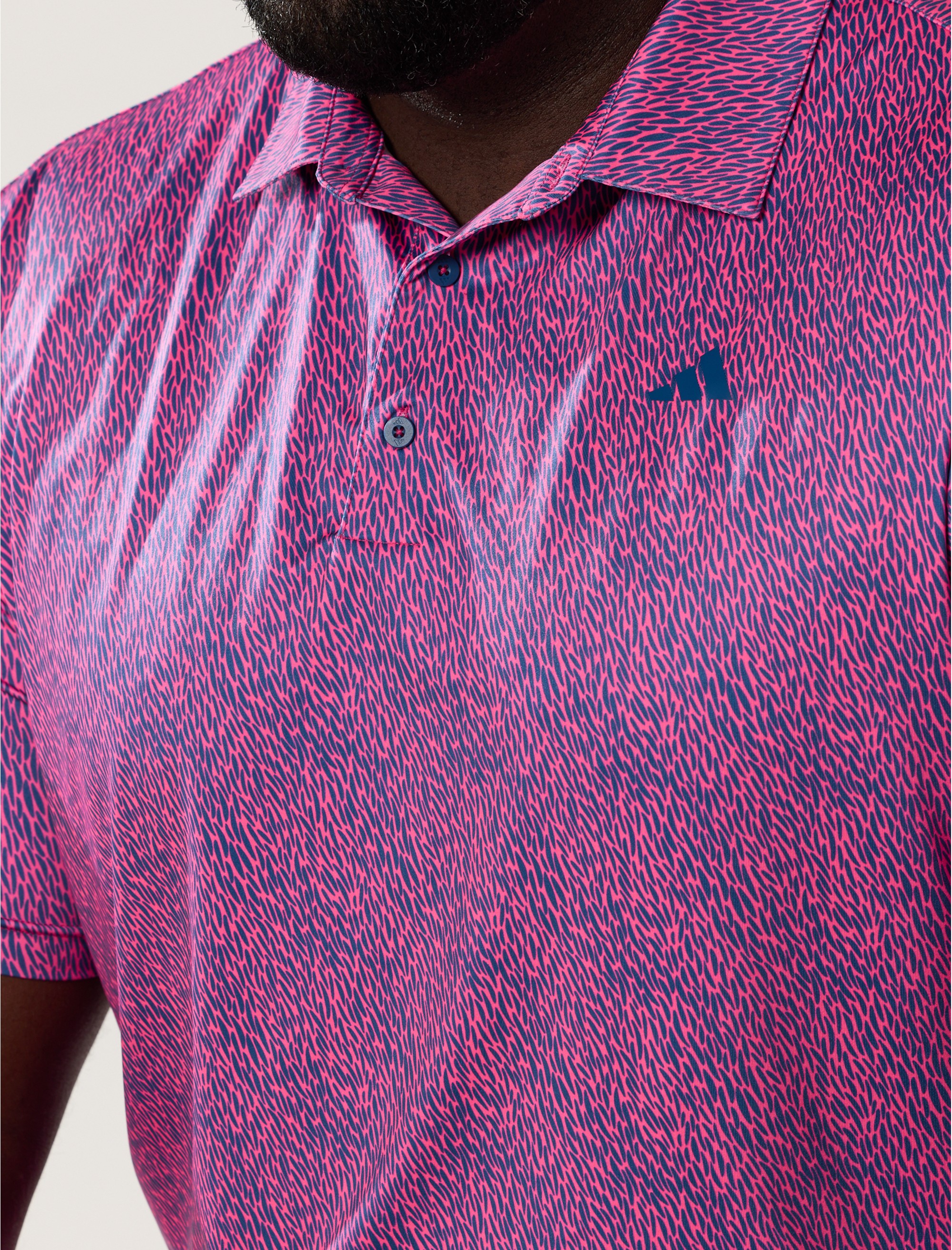 Ultimate 365 Feather Print Polo Shirt - thumbnail 5