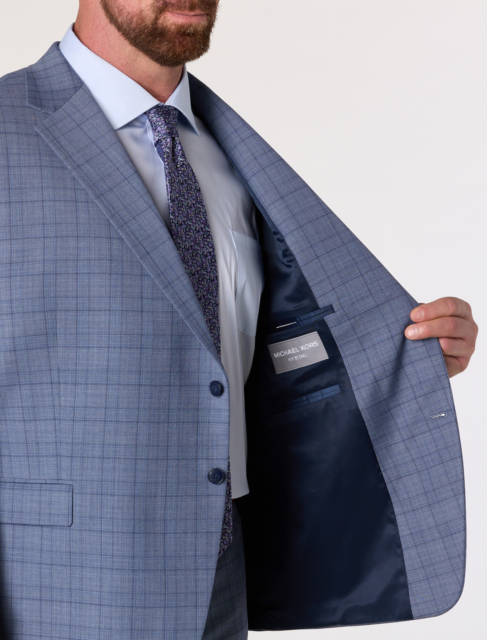 Glen Plaid Suit Jacket