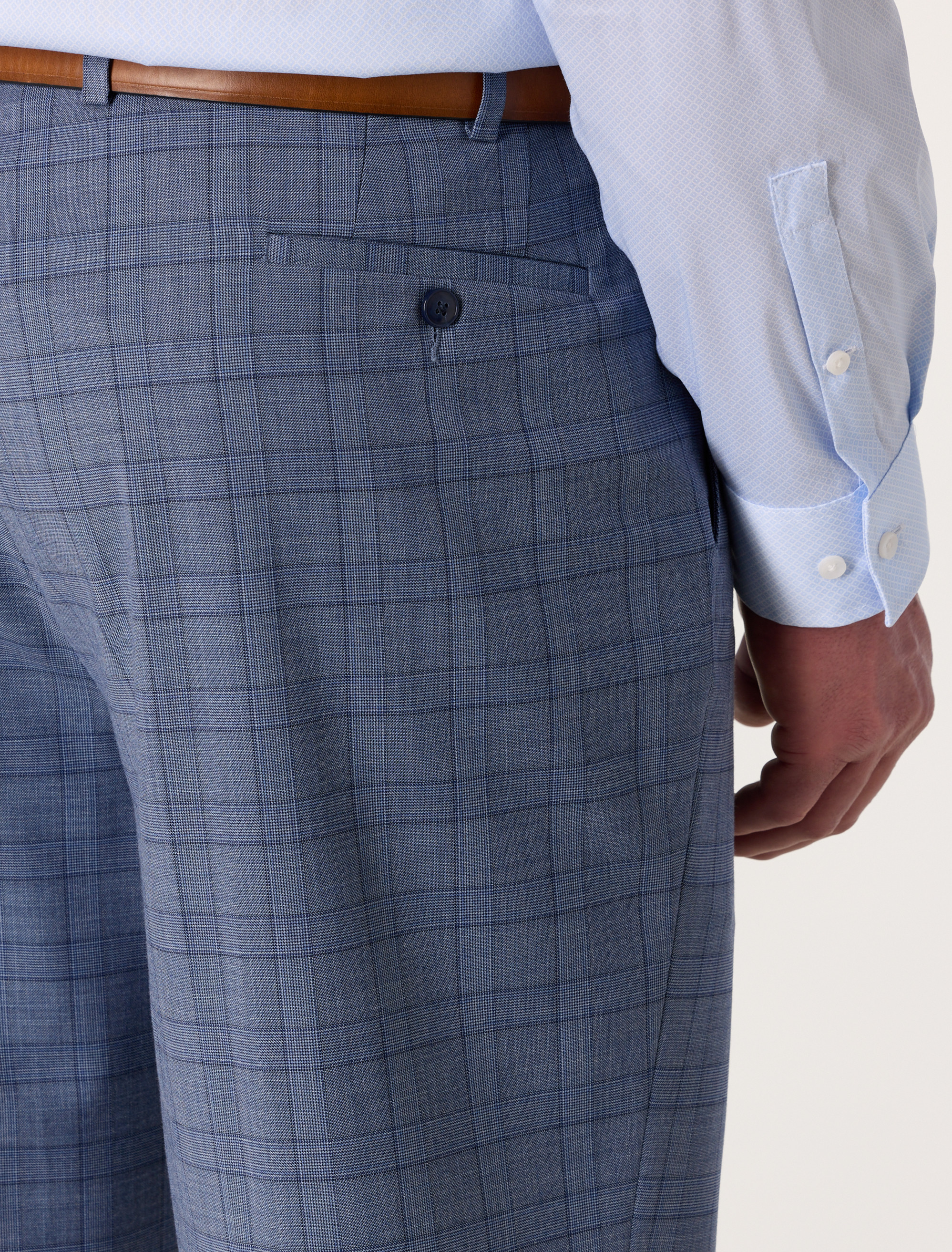 Glen Plaid Suit Pants