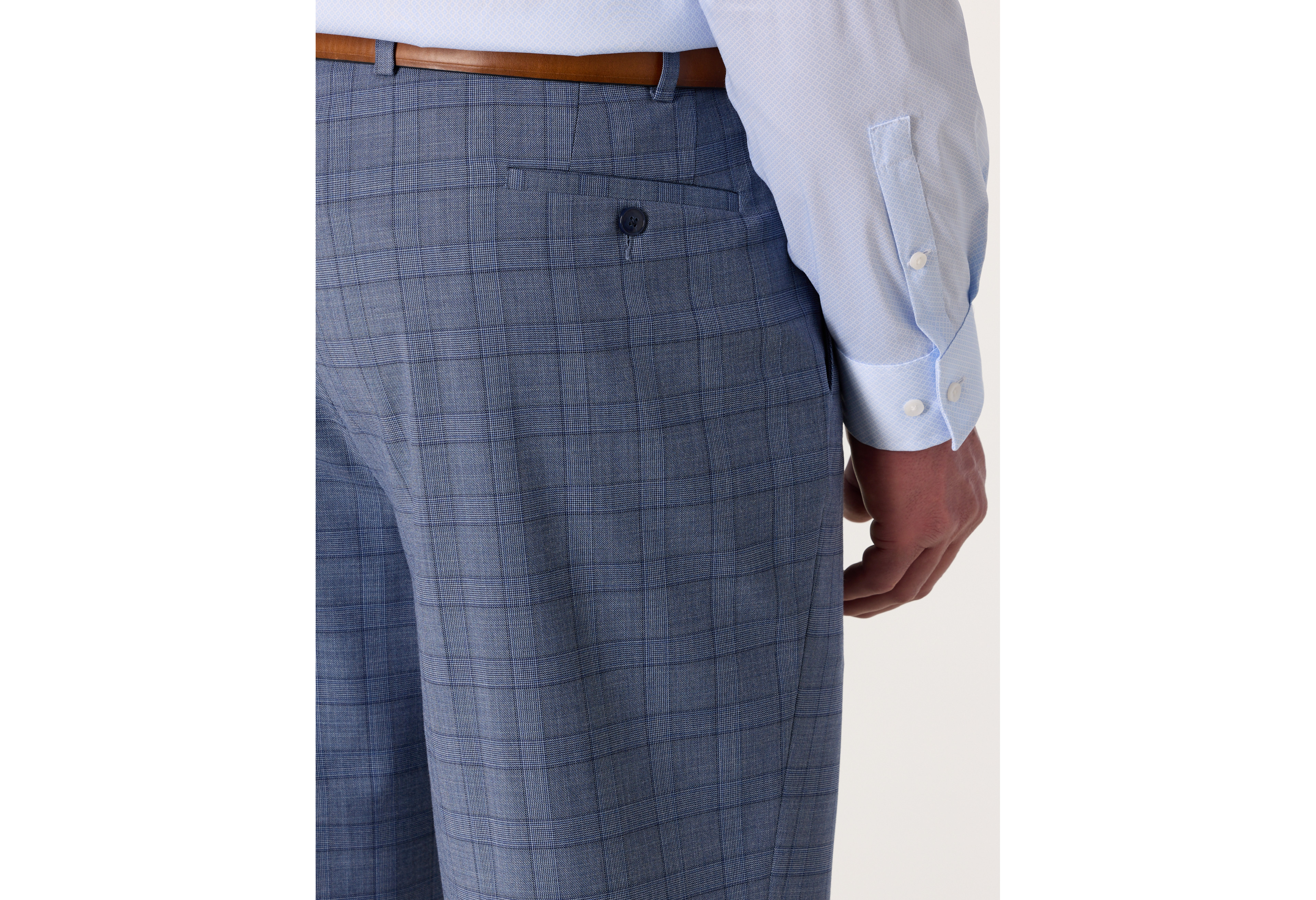 Glen Plaid Suit Pants