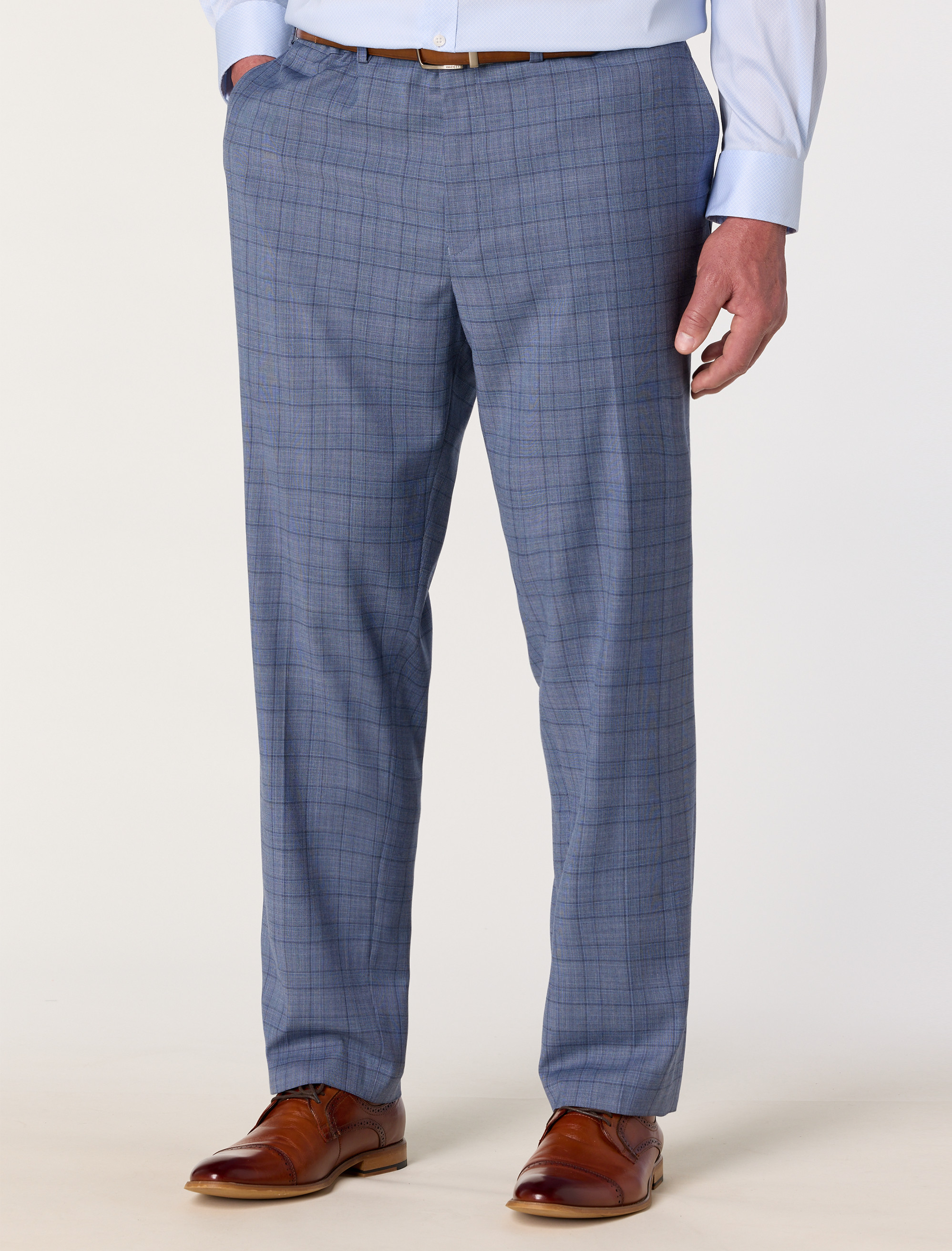 Glen Plaid Suit Pants