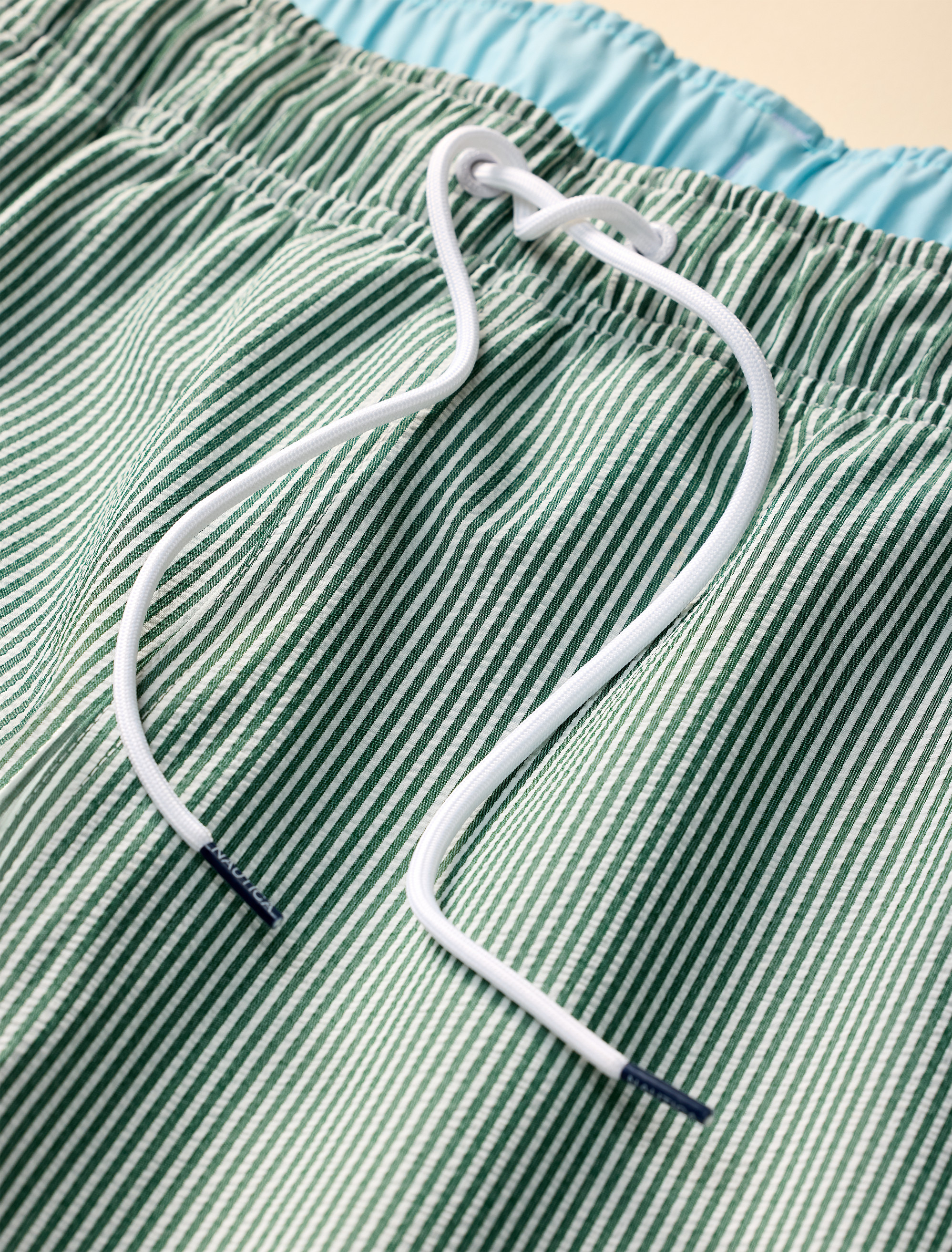 Seersucker Swim Trunks