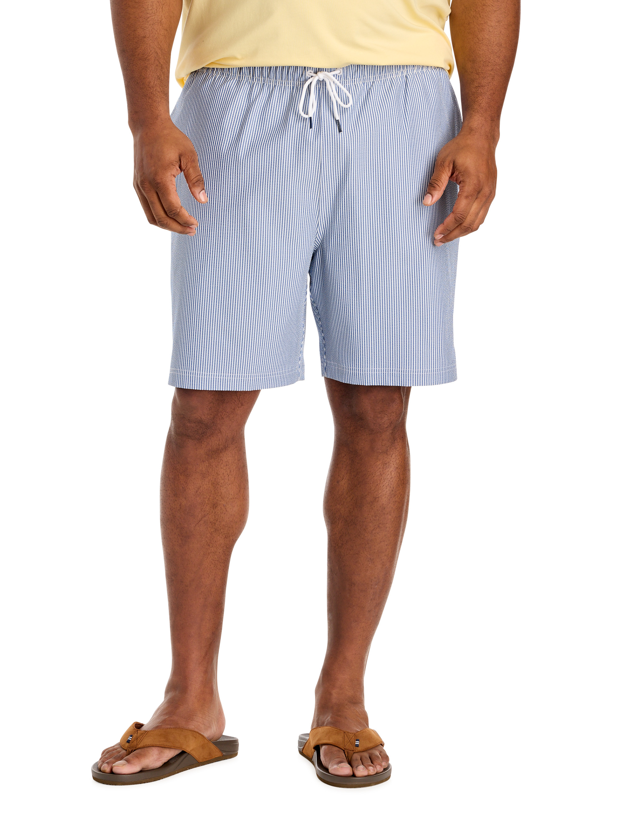 Seersucker Swim Trunks