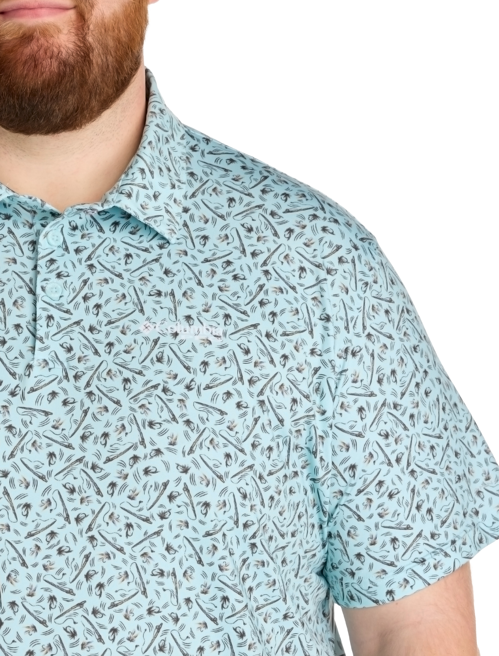 PFG Super Slack Tide™ Marine Printed Polo Shirt
