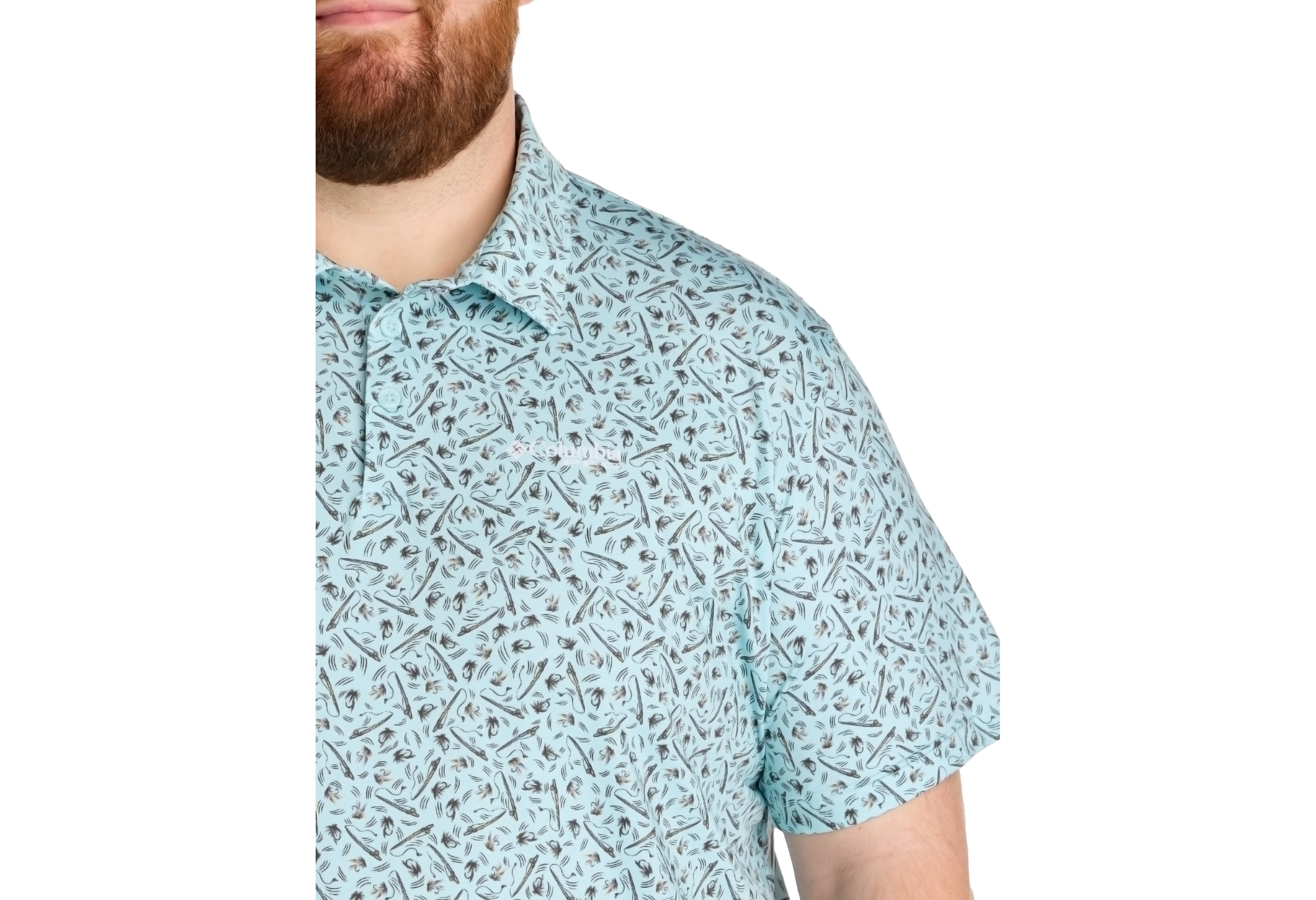 PFG Super Slack Tide™ Marine Printed Polo Shirt