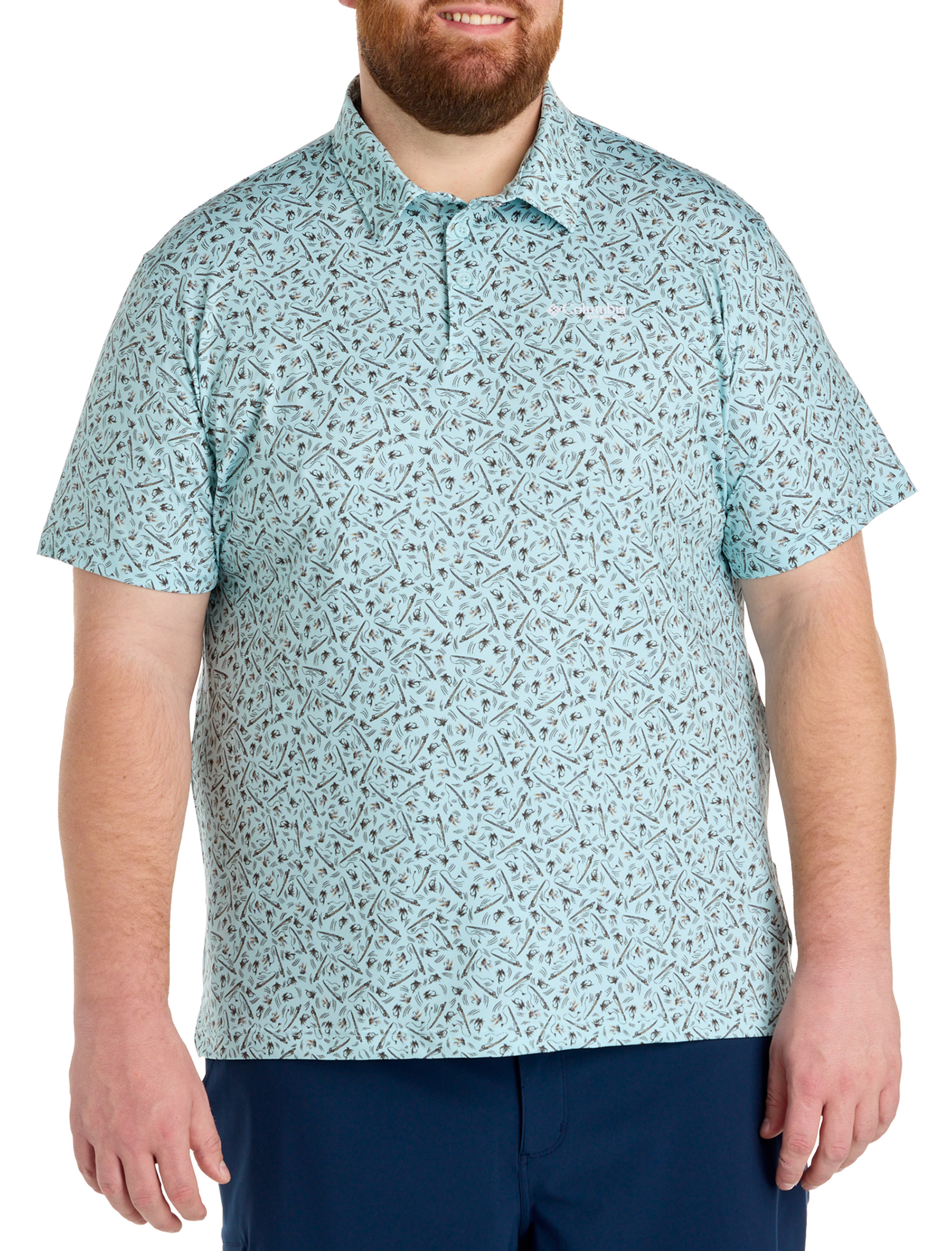 PFG Super Slack Tide™ Marine Printed Polo Shirt