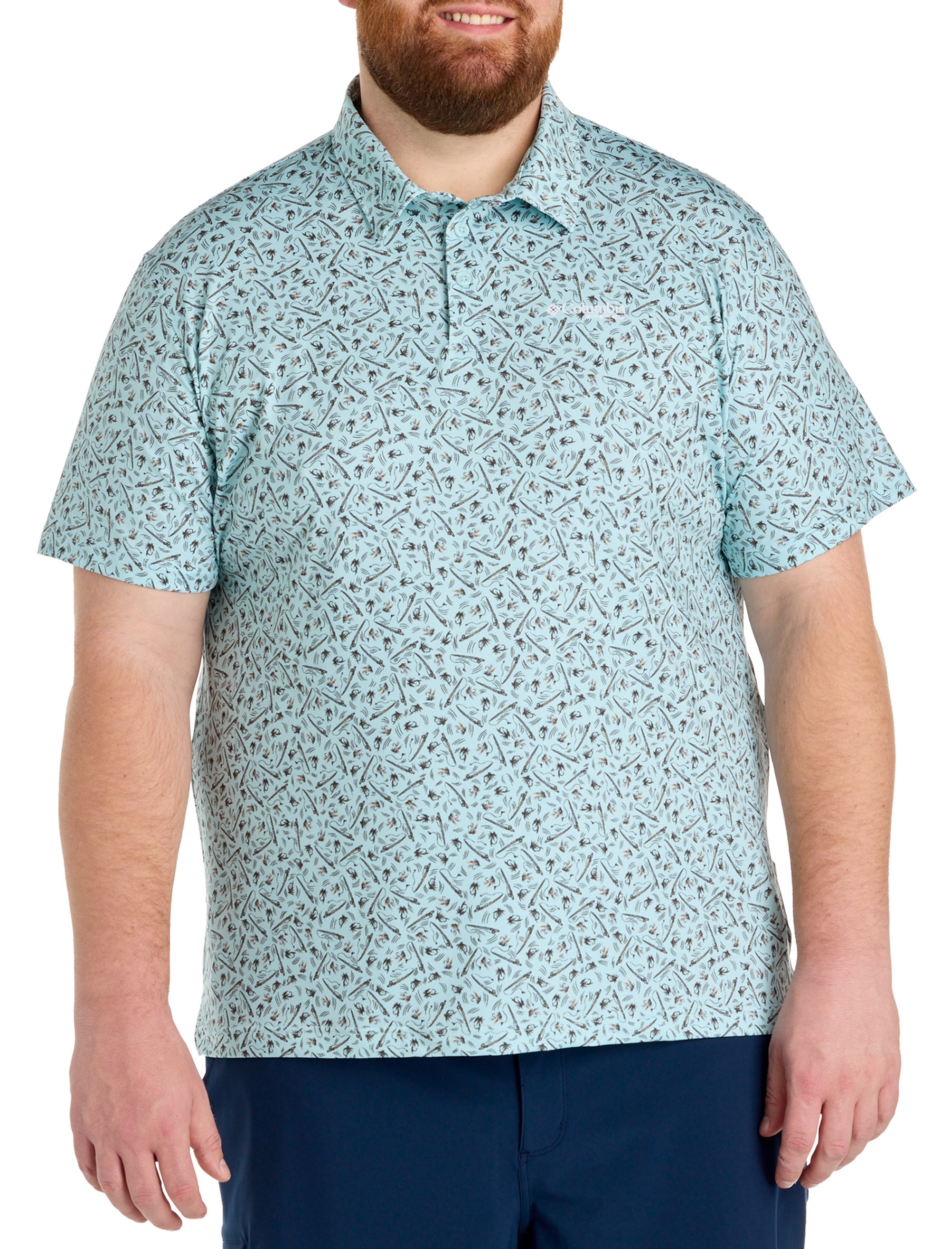 PFG Super Slack Tide™ Marine Printed Polo Shirt