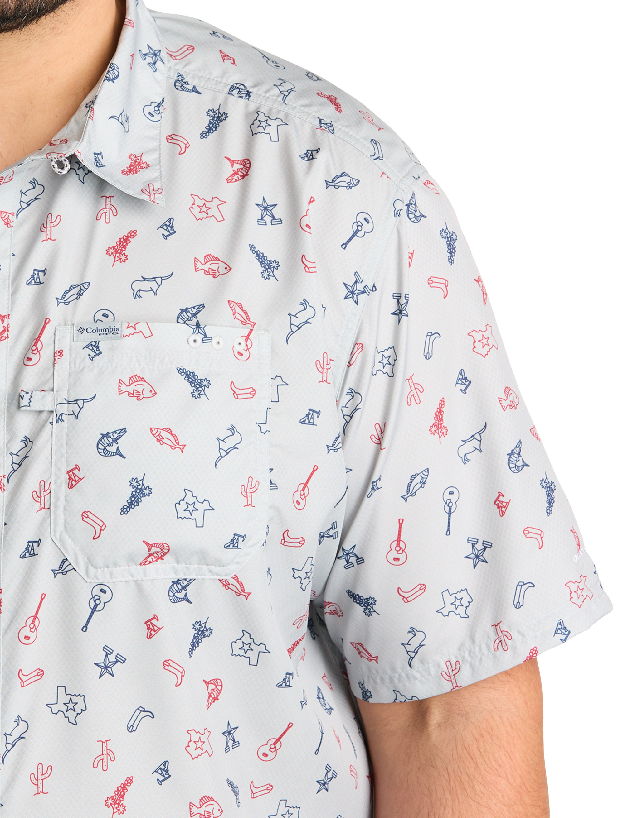 PFG Super Slack Tecas Sport Shirt