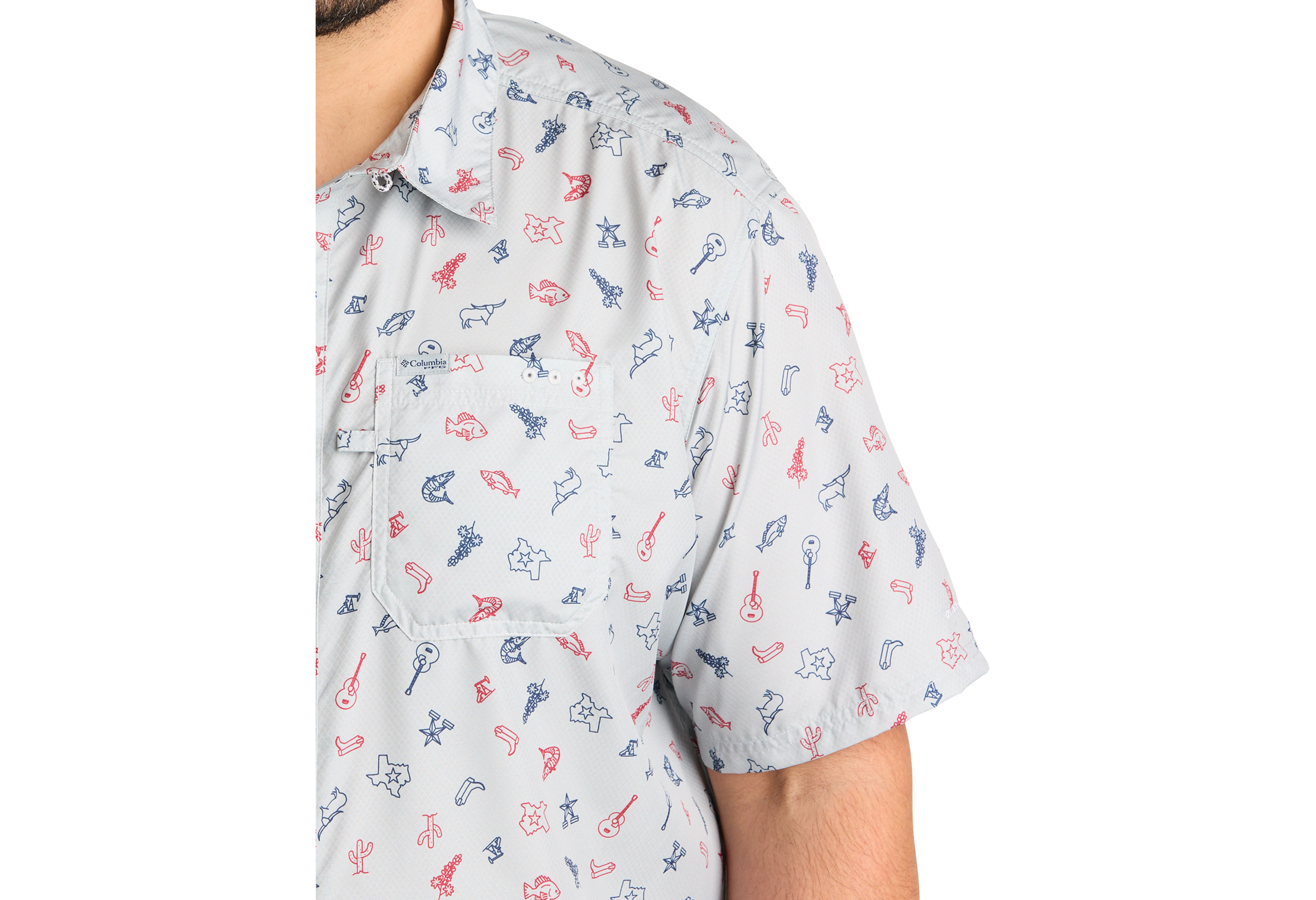 PFG Super Slack Tecas Sport Shirt