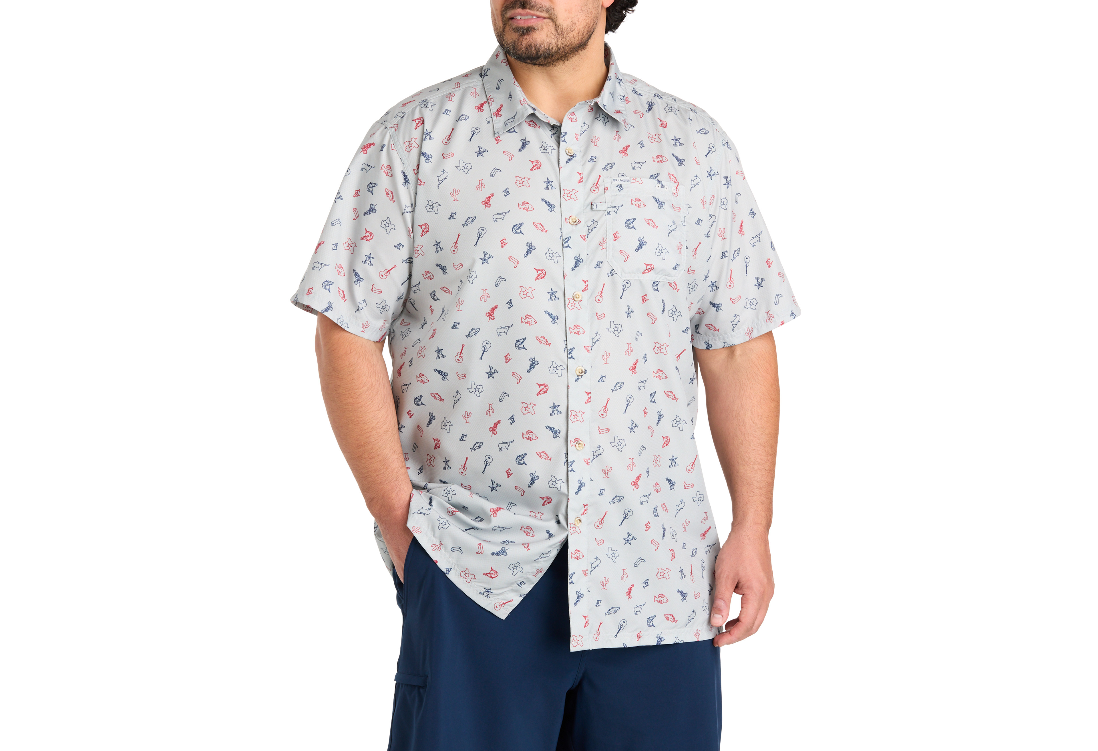 PFG Super Slack Tecas Sport Shirt