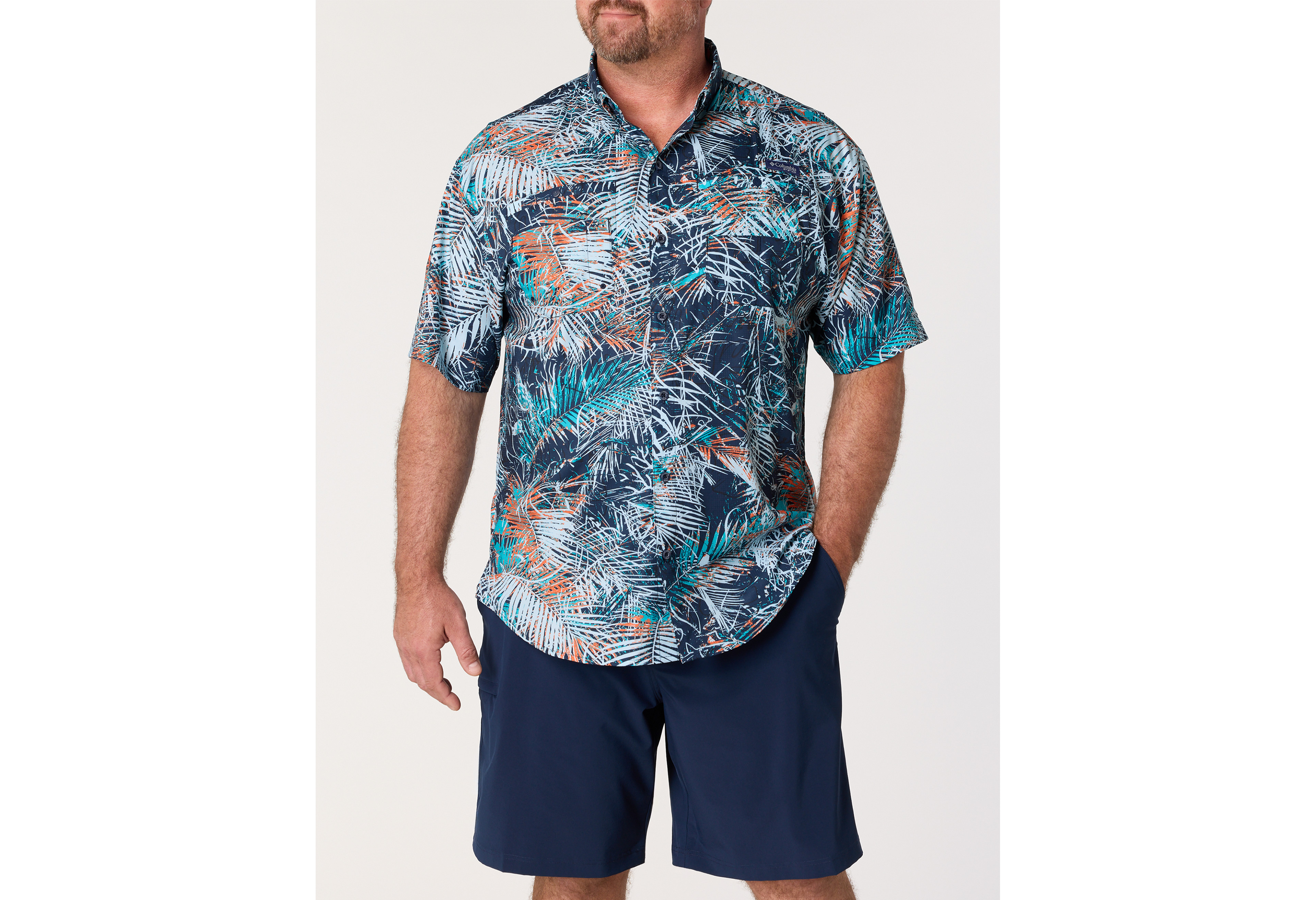 PFG Super Tamiami Floral Sport Shirt