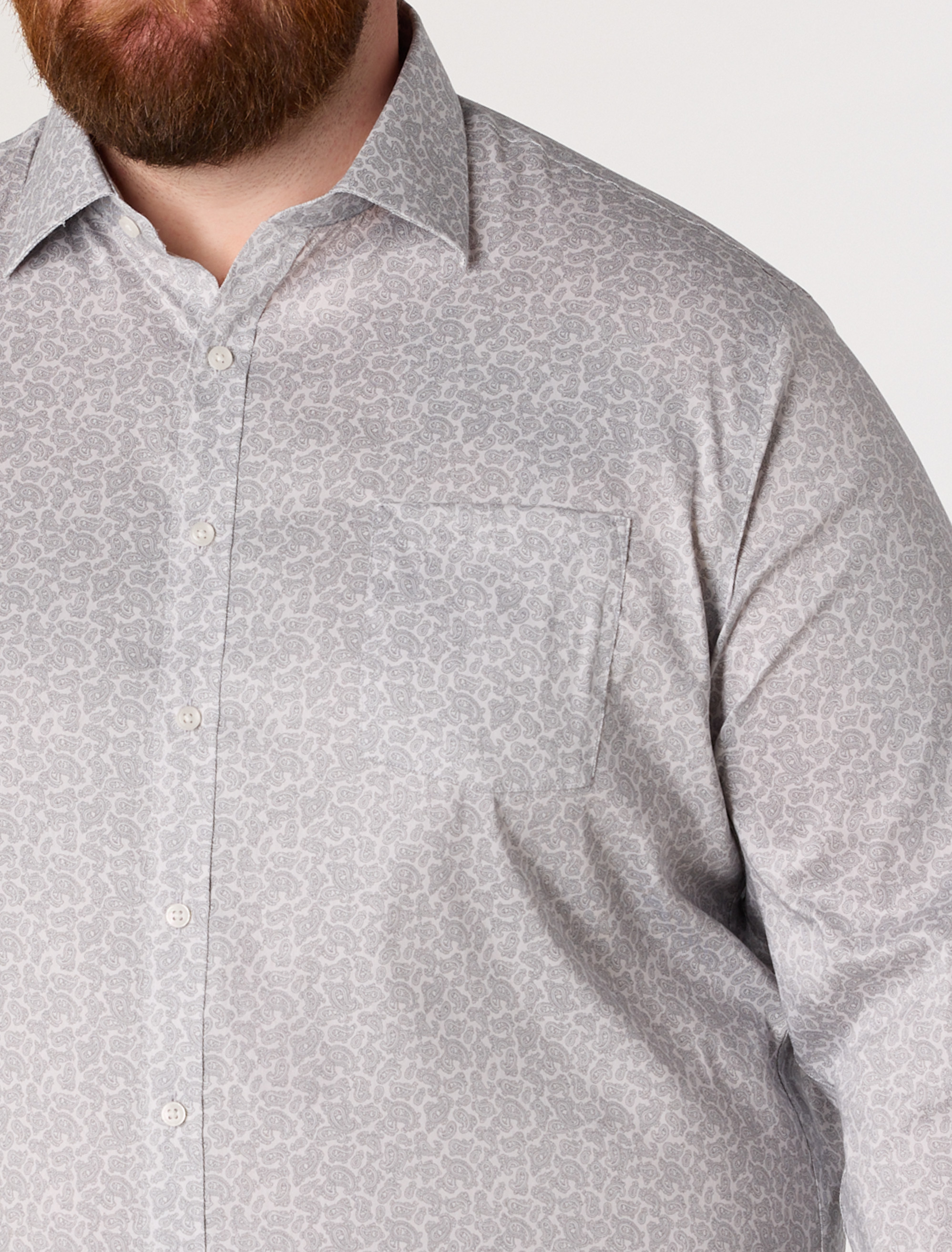 Tonal Paisley Performance Dress Shirt