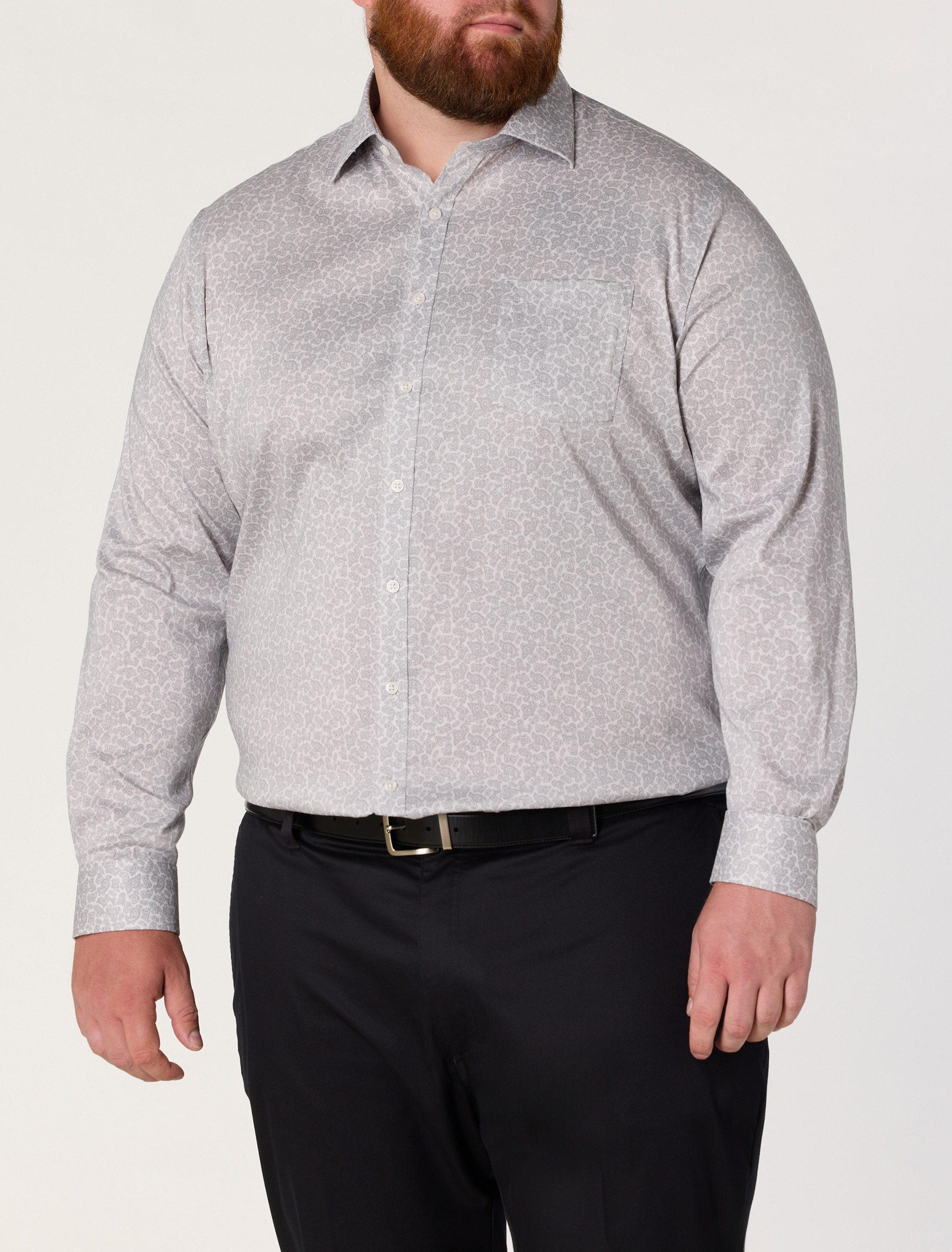 Tonal Paisley Performance Dress Shirt