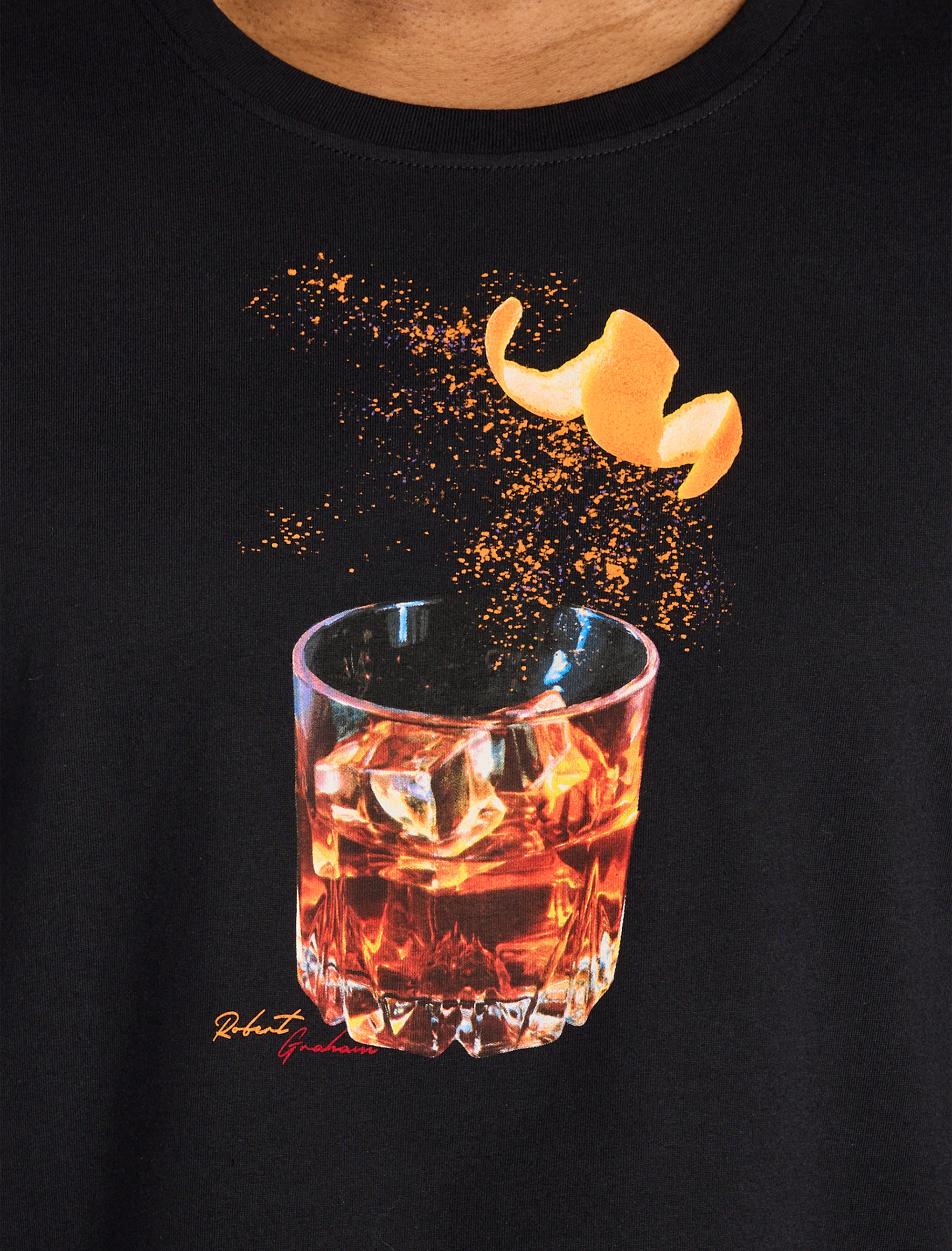 Whiskey On Fire Graphic Tee