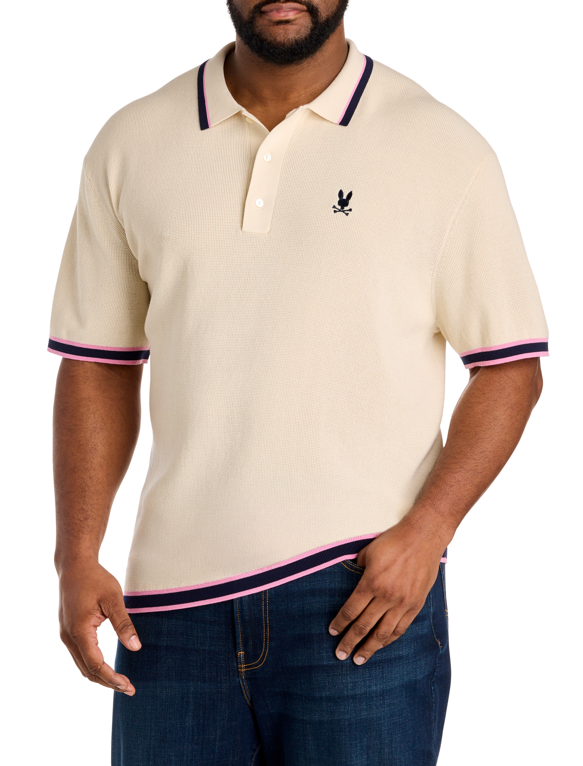 Big + Tall | Psycho Bunny Knit Polo Shirt | DXL