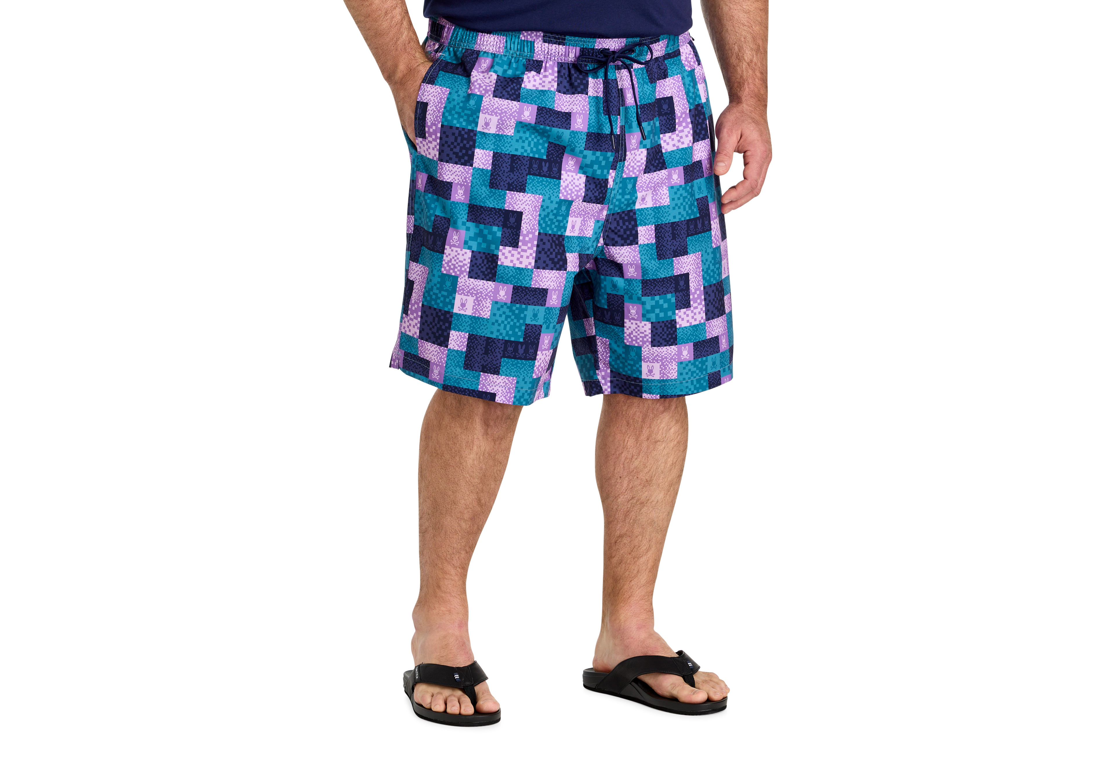 Olivier All Over Bunny Swim Trunks