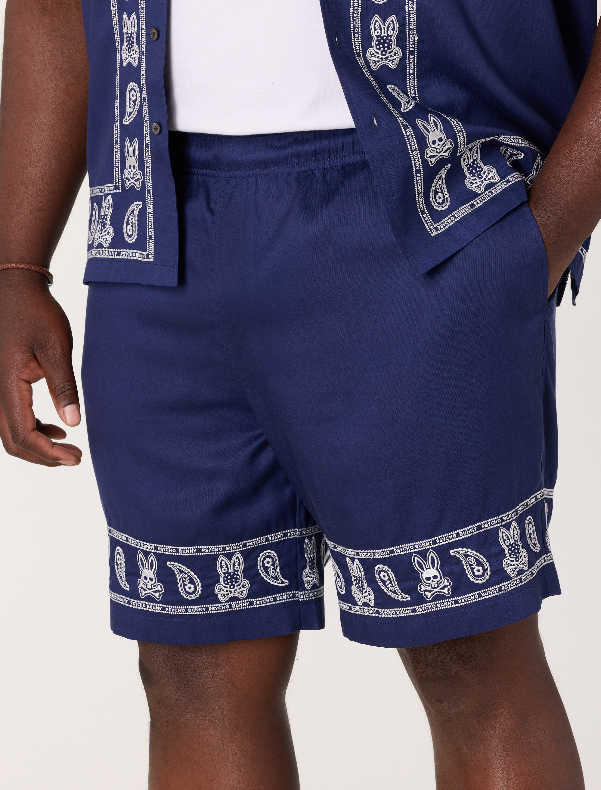 Luke Embroidered Shorts