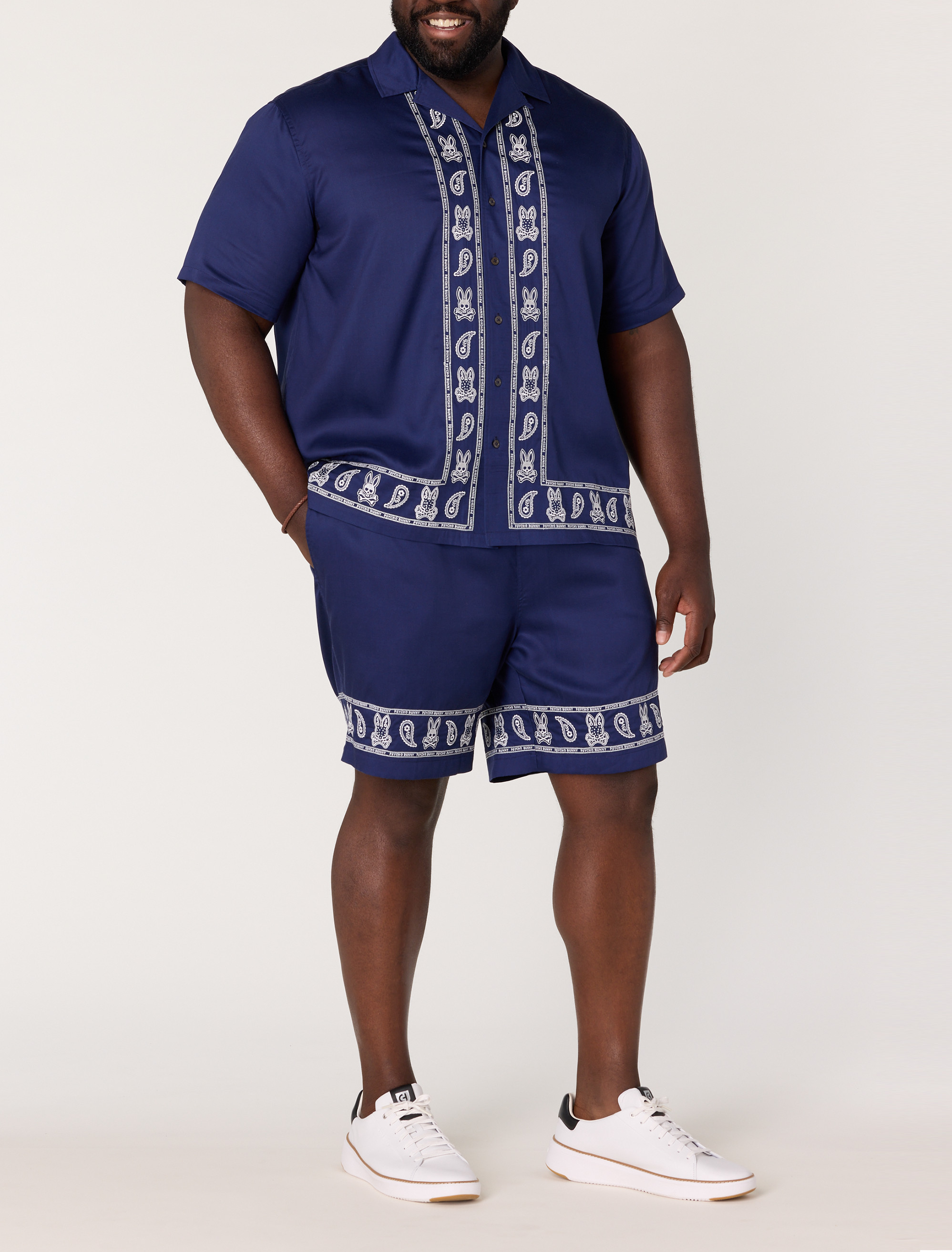 Big + Tall | Psycho Bunny Embroidered Sport Shirt | DXL