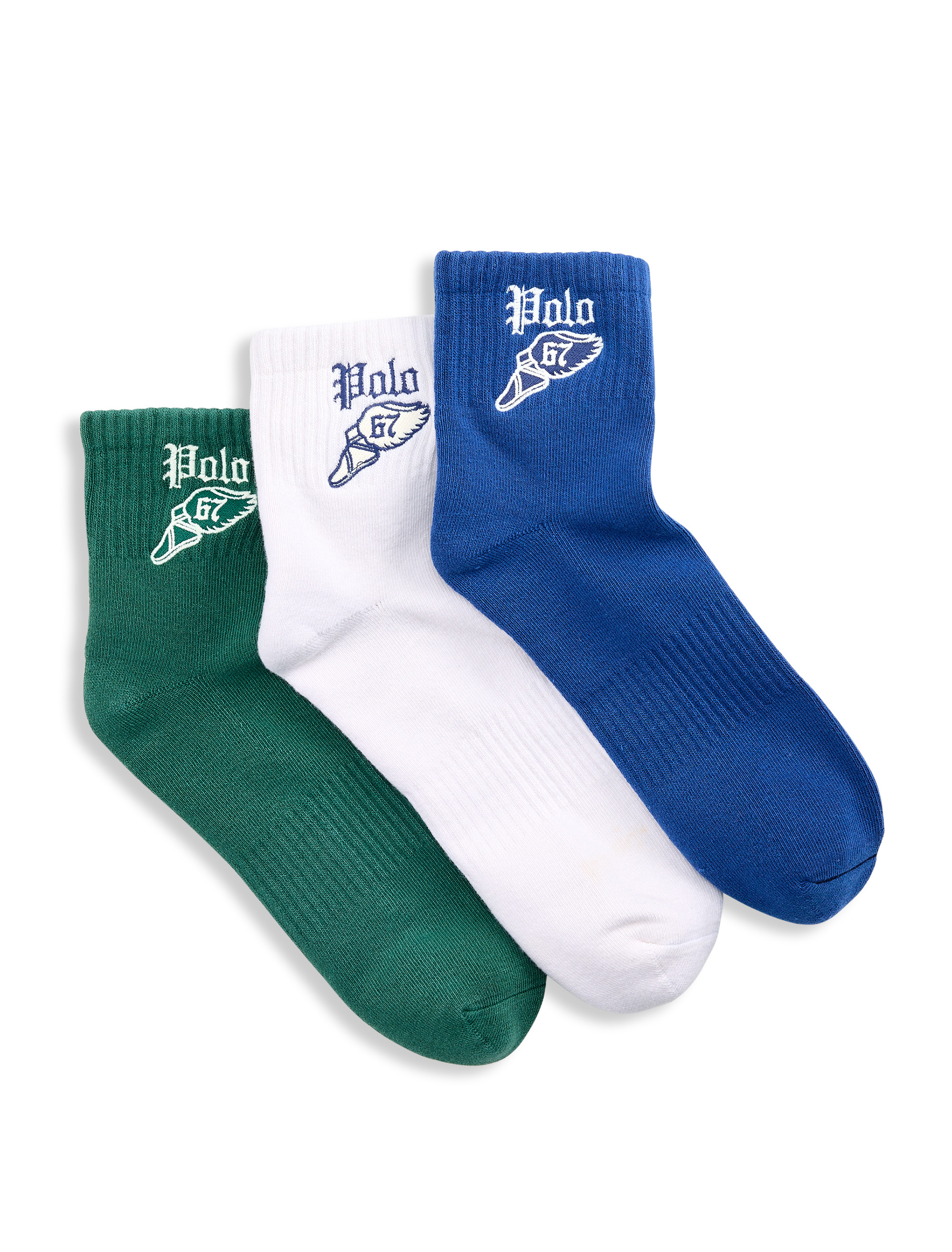 3-pk Classic 1/4-Top Socks
