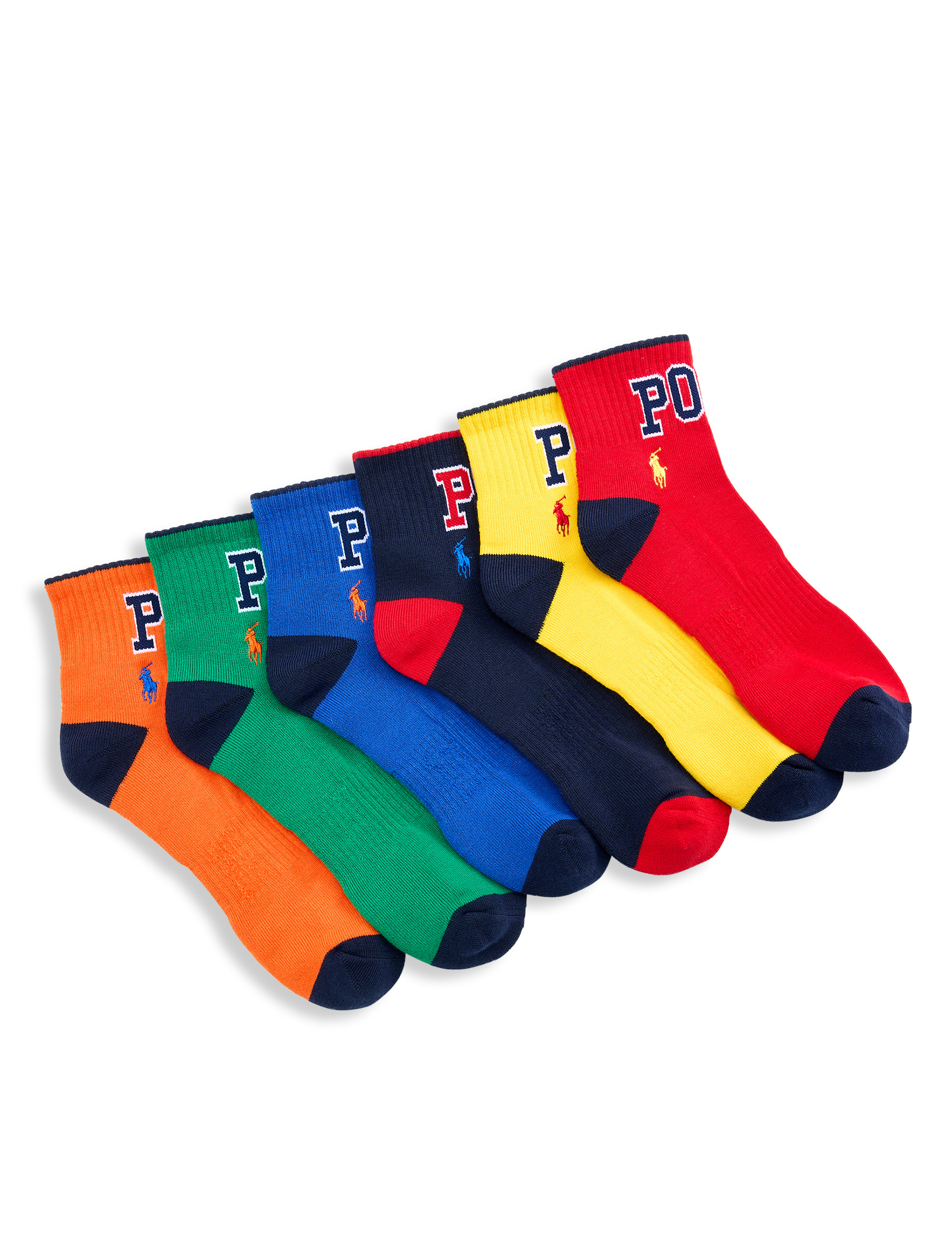 6-pk Varsity 1/4-Top Socks
