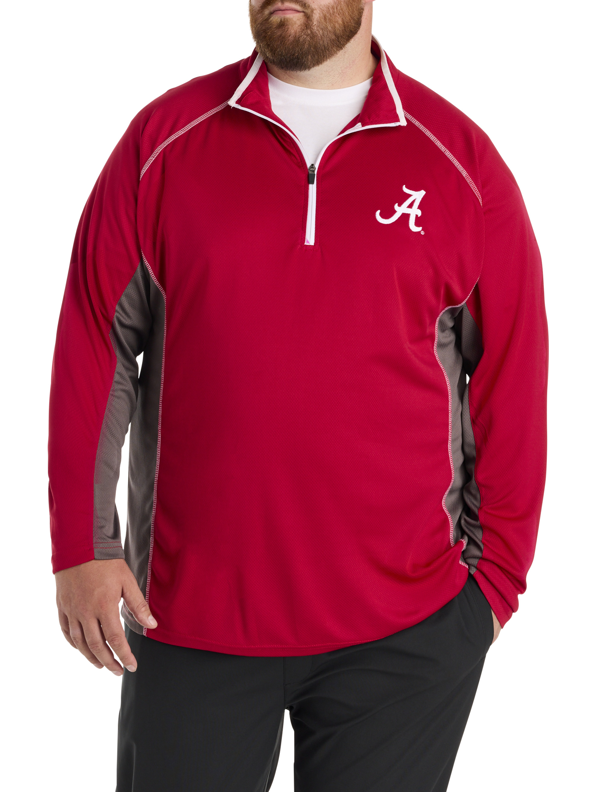 1/4-Zip Colorblocked Pullover