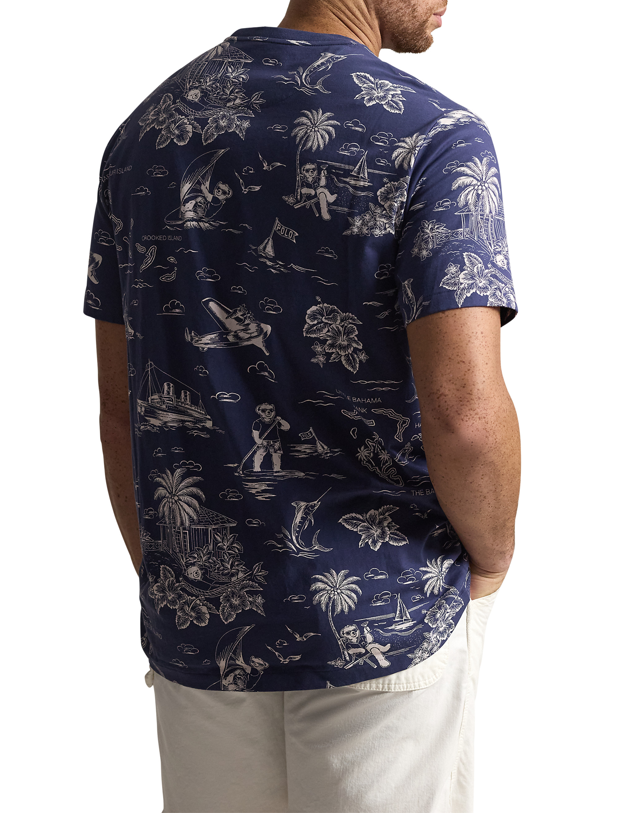 Printed Harbor Island Bear T-Shirt