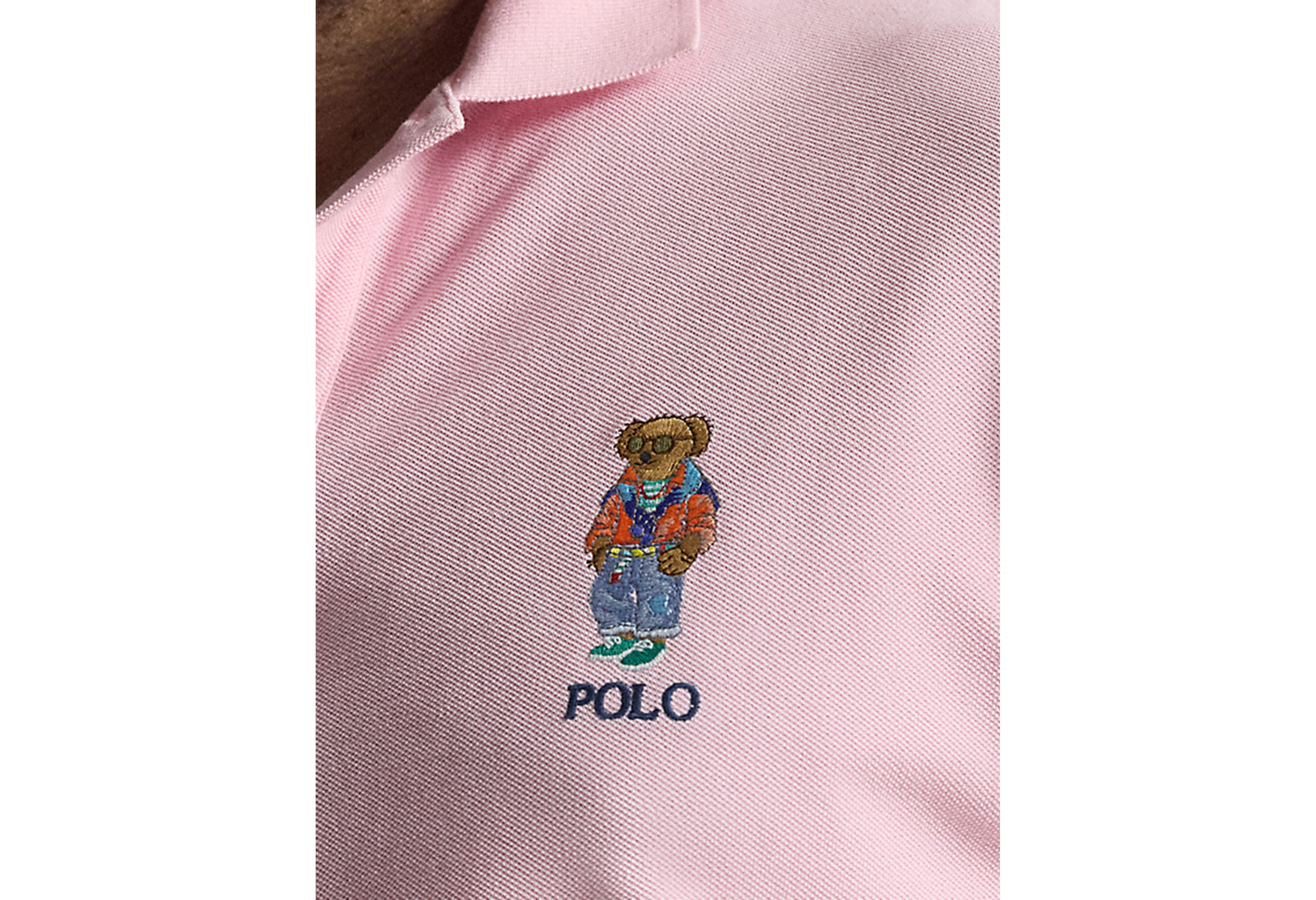Summer Bear Mesh Polo Shirt