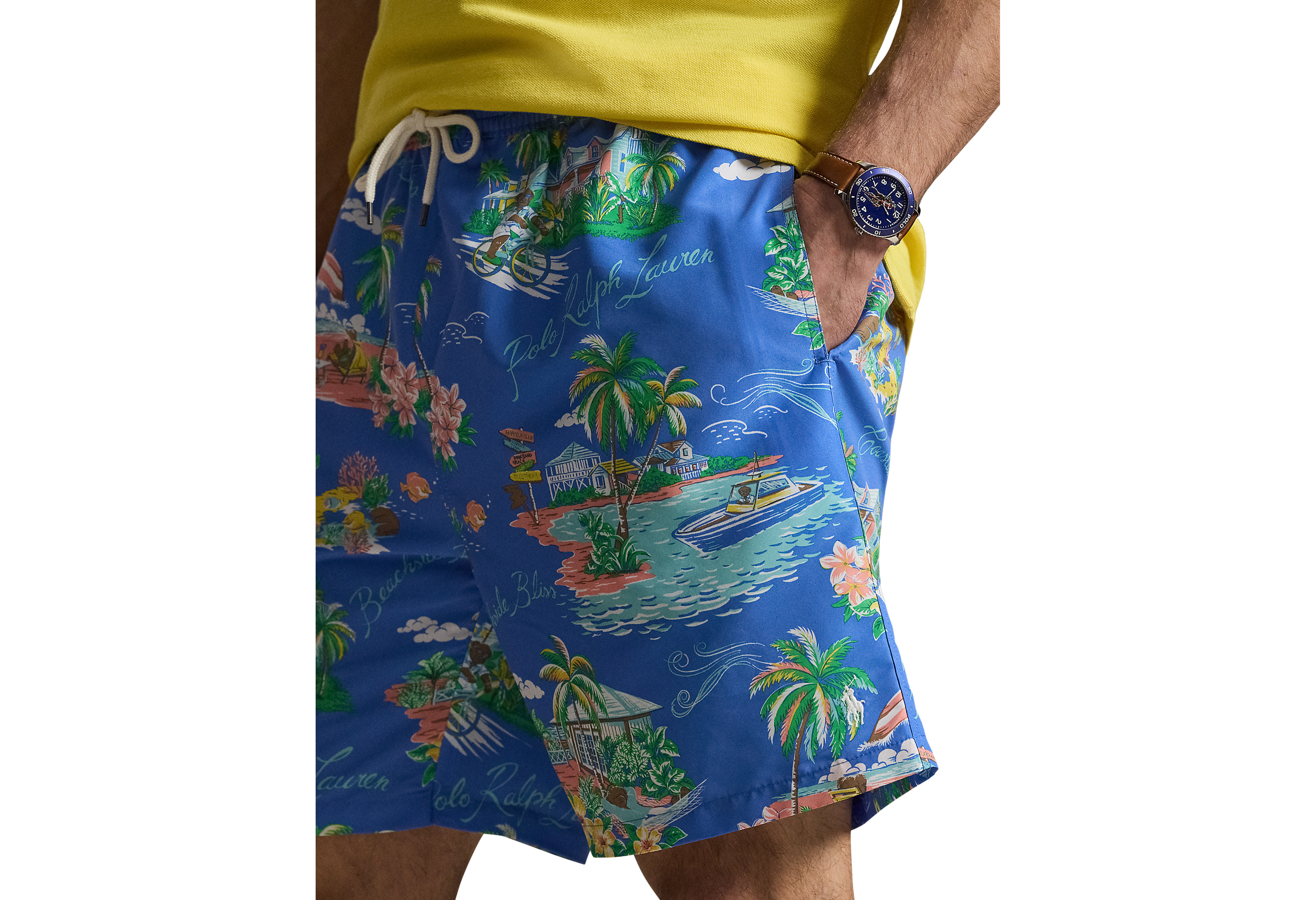 Bahamas Bear Traveler Swim Trunks