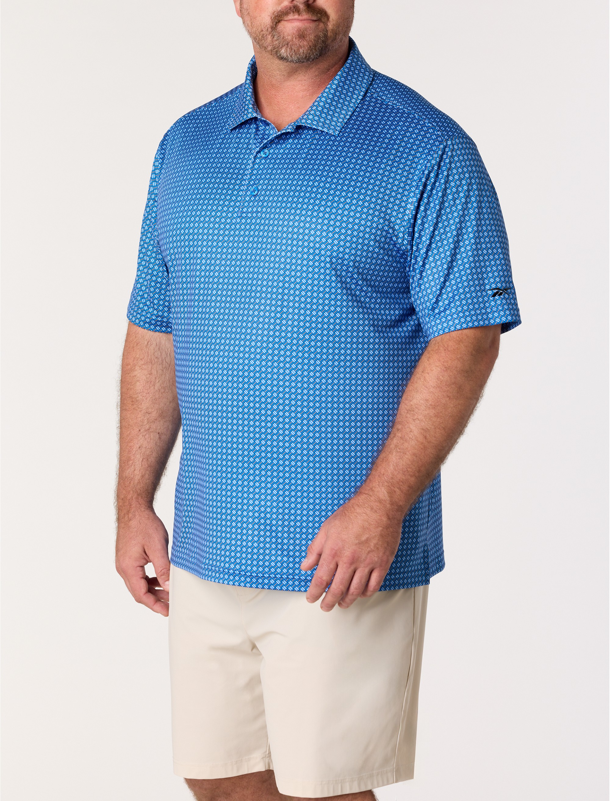 Basketweave Performance Polo Shirt - thumbnail 3