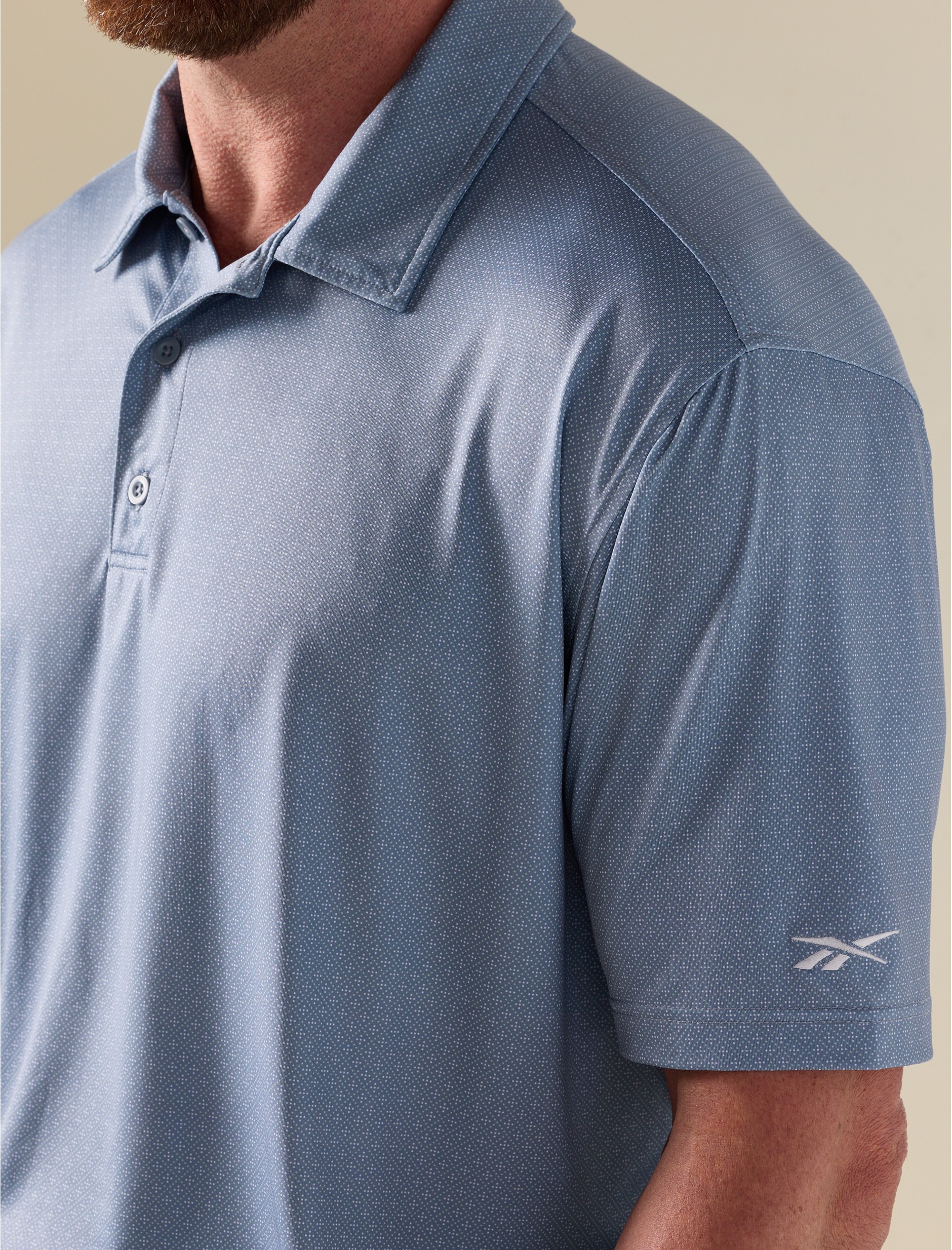 Geometric Dot Performance Polo Shirt - thumbnail 6