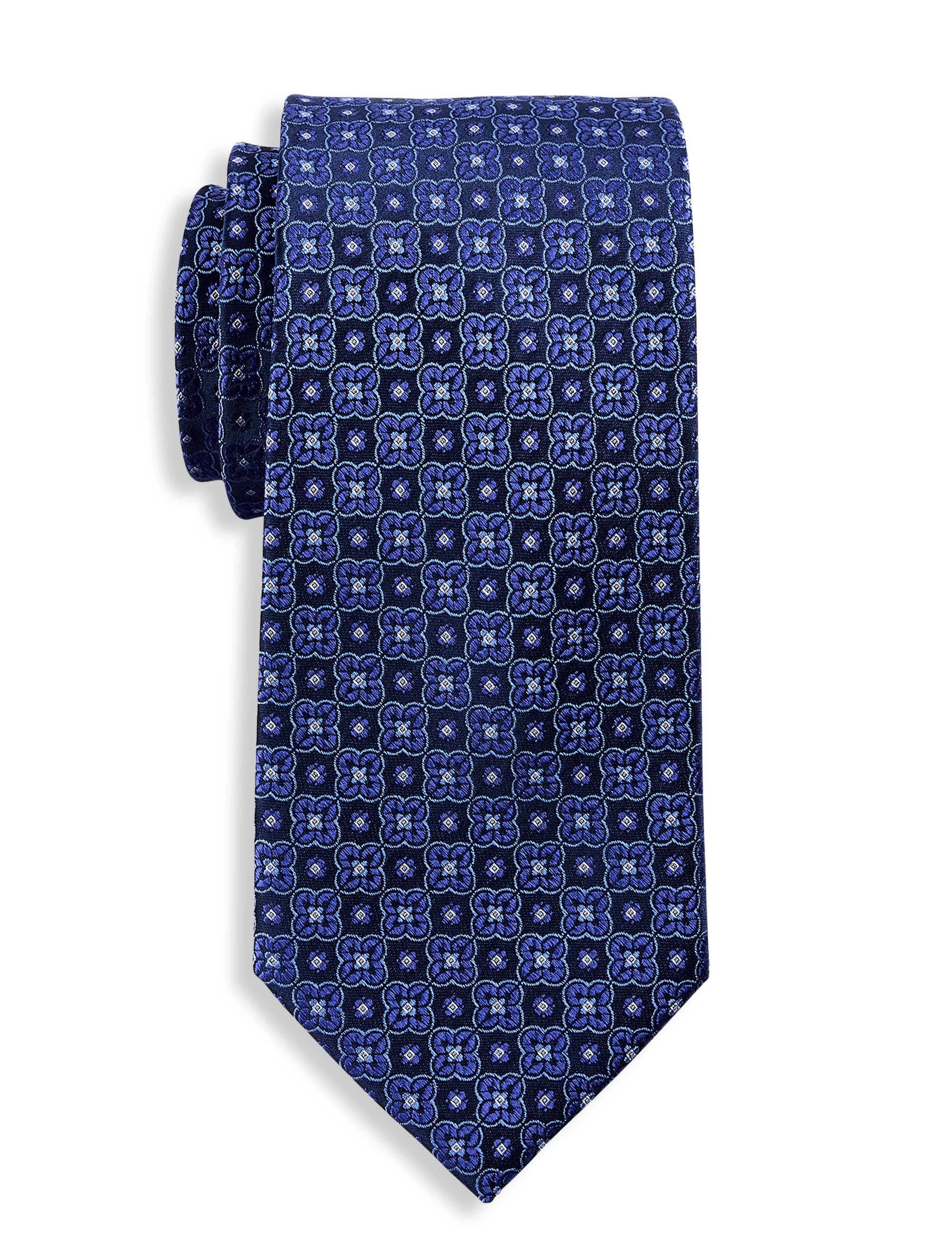 Geometric Clover Tie