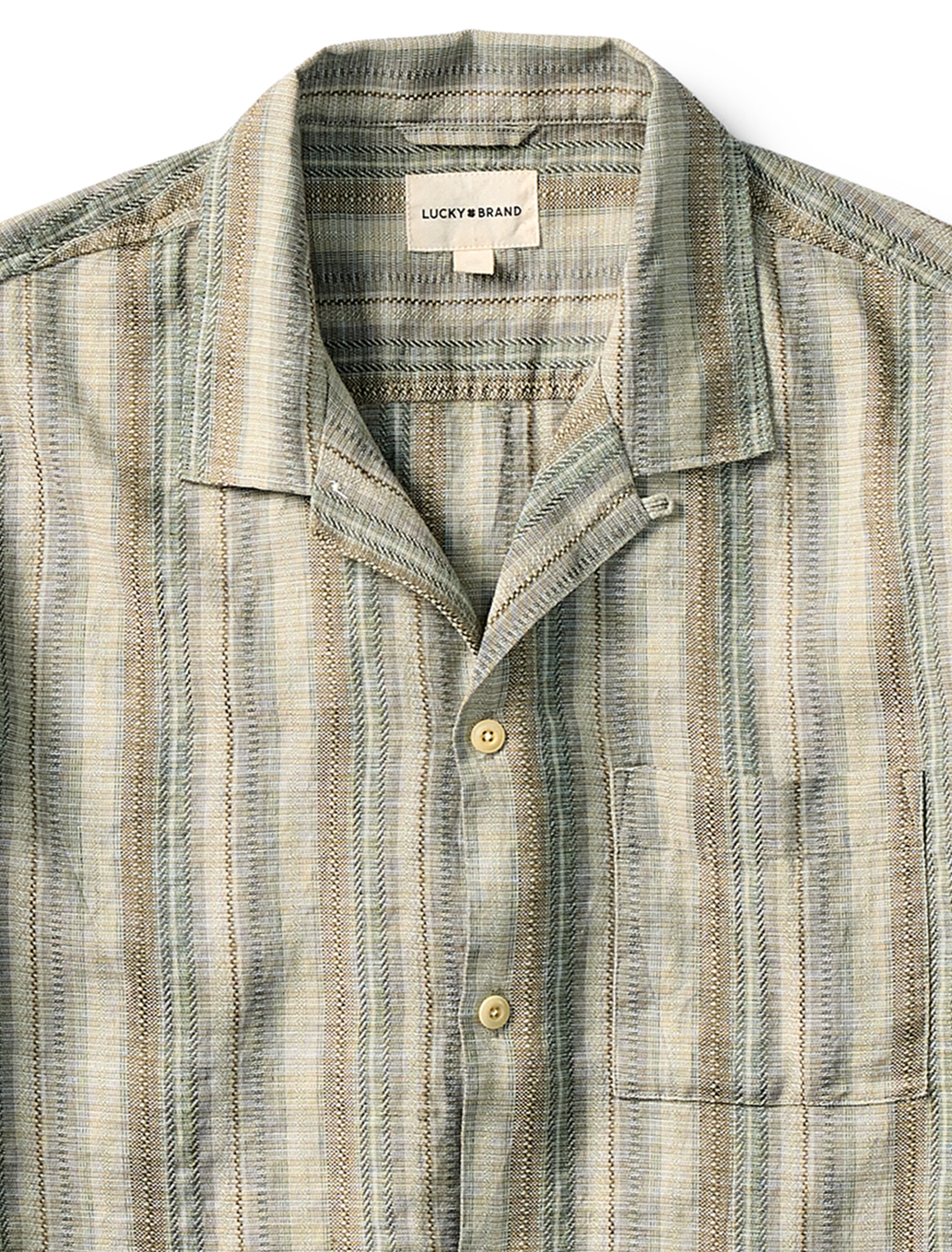 Linen-Blend Camp Shirt