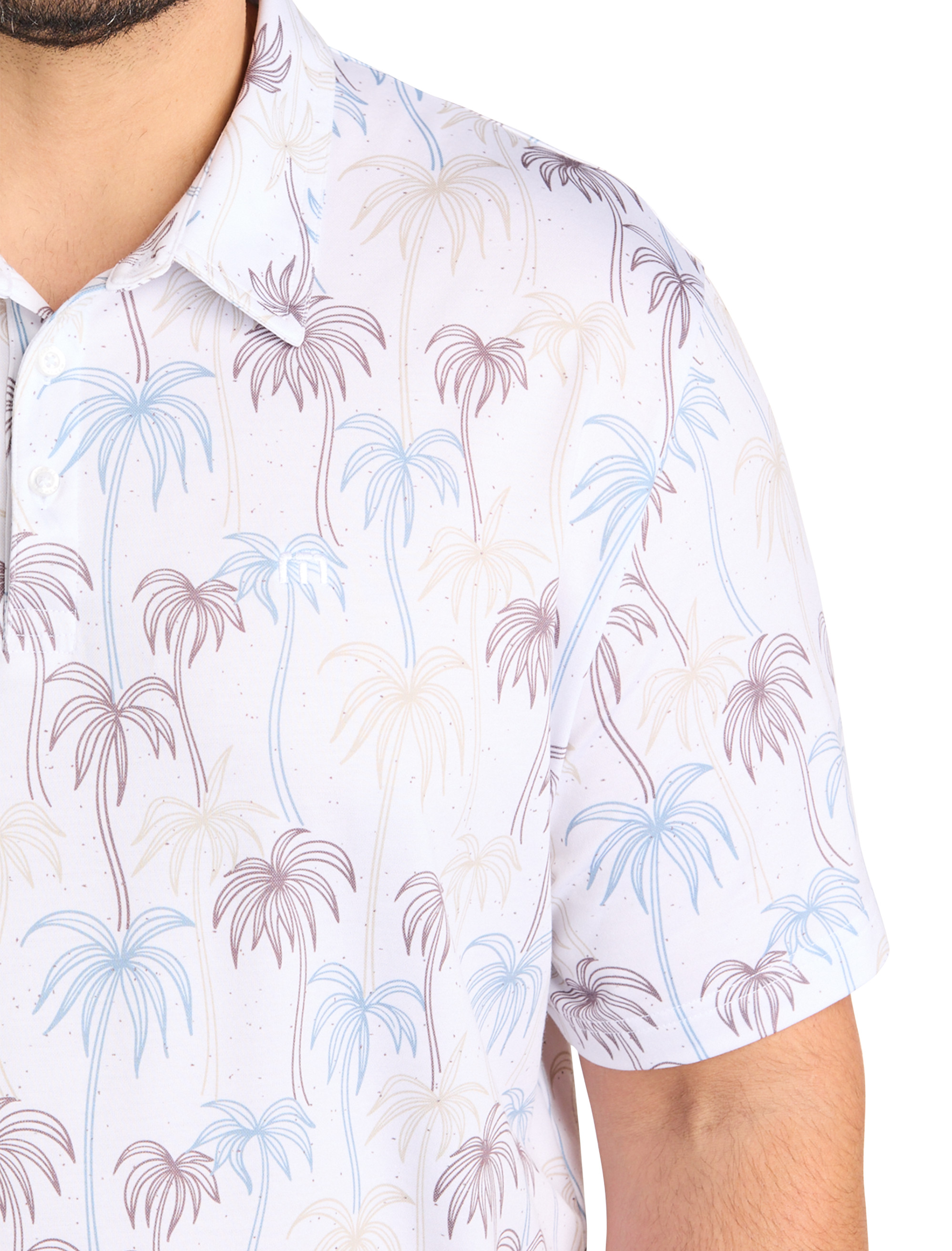 Featherweight Palms Polo Shirt
