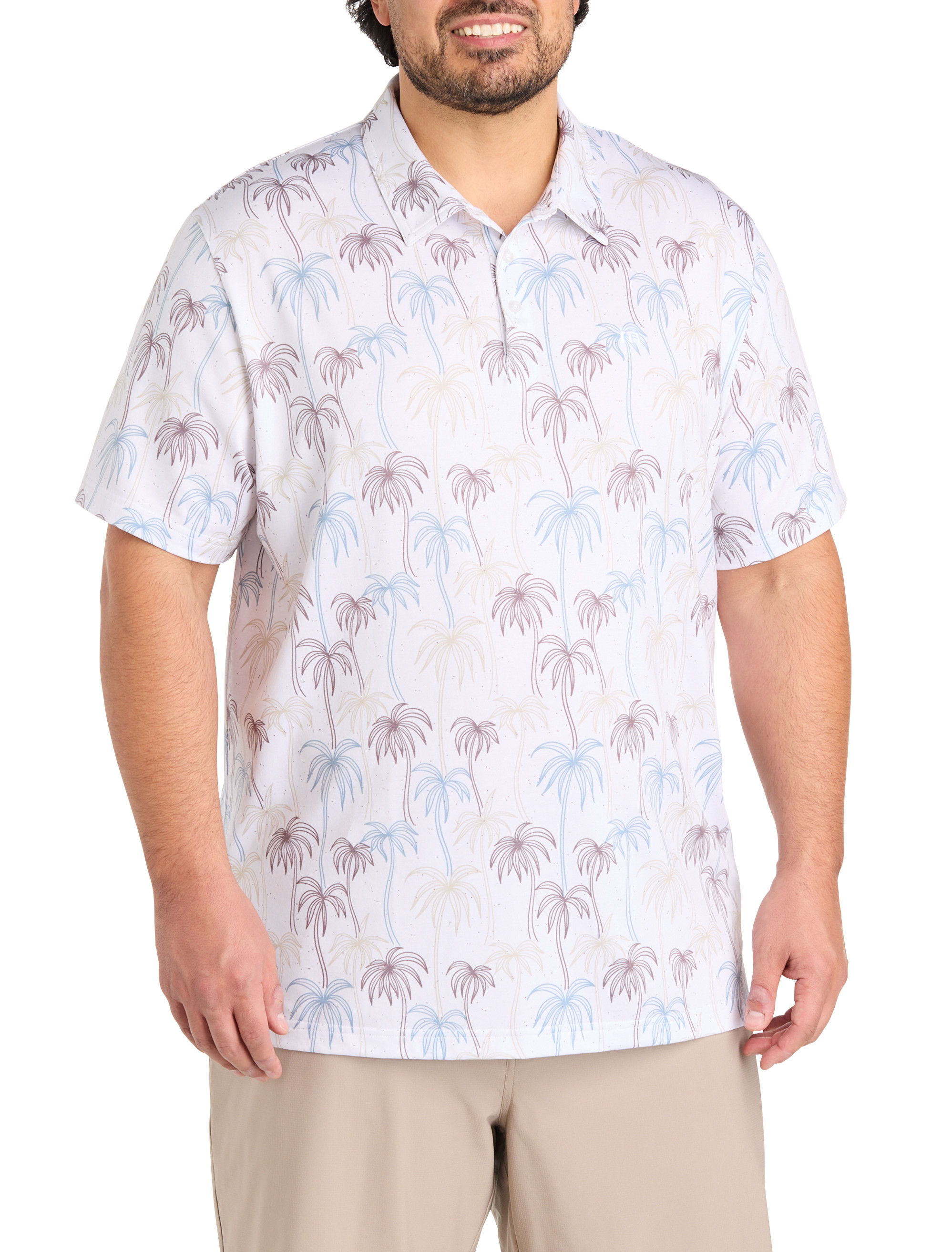 Featherweight Palms Polo Shirt