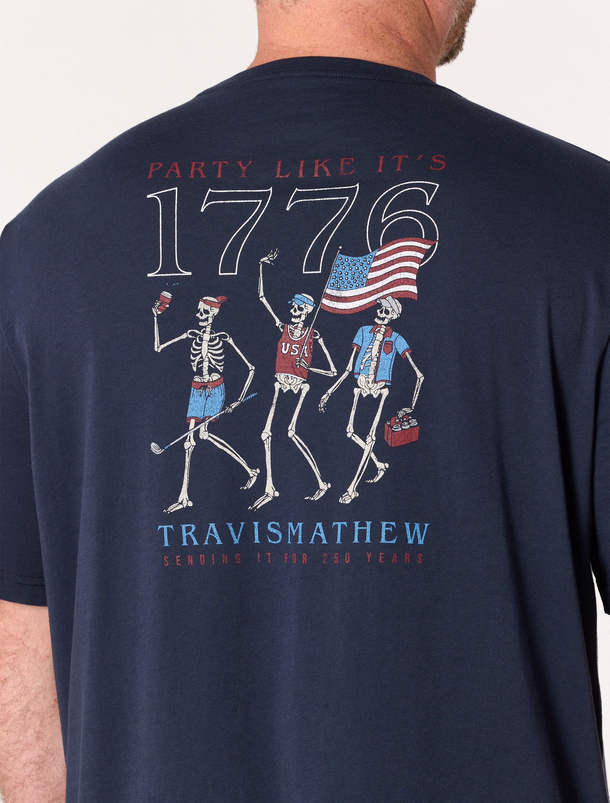 Big + Tall | TravisMathew Fit By DXL Summer Salute Graphic Tee | DXL