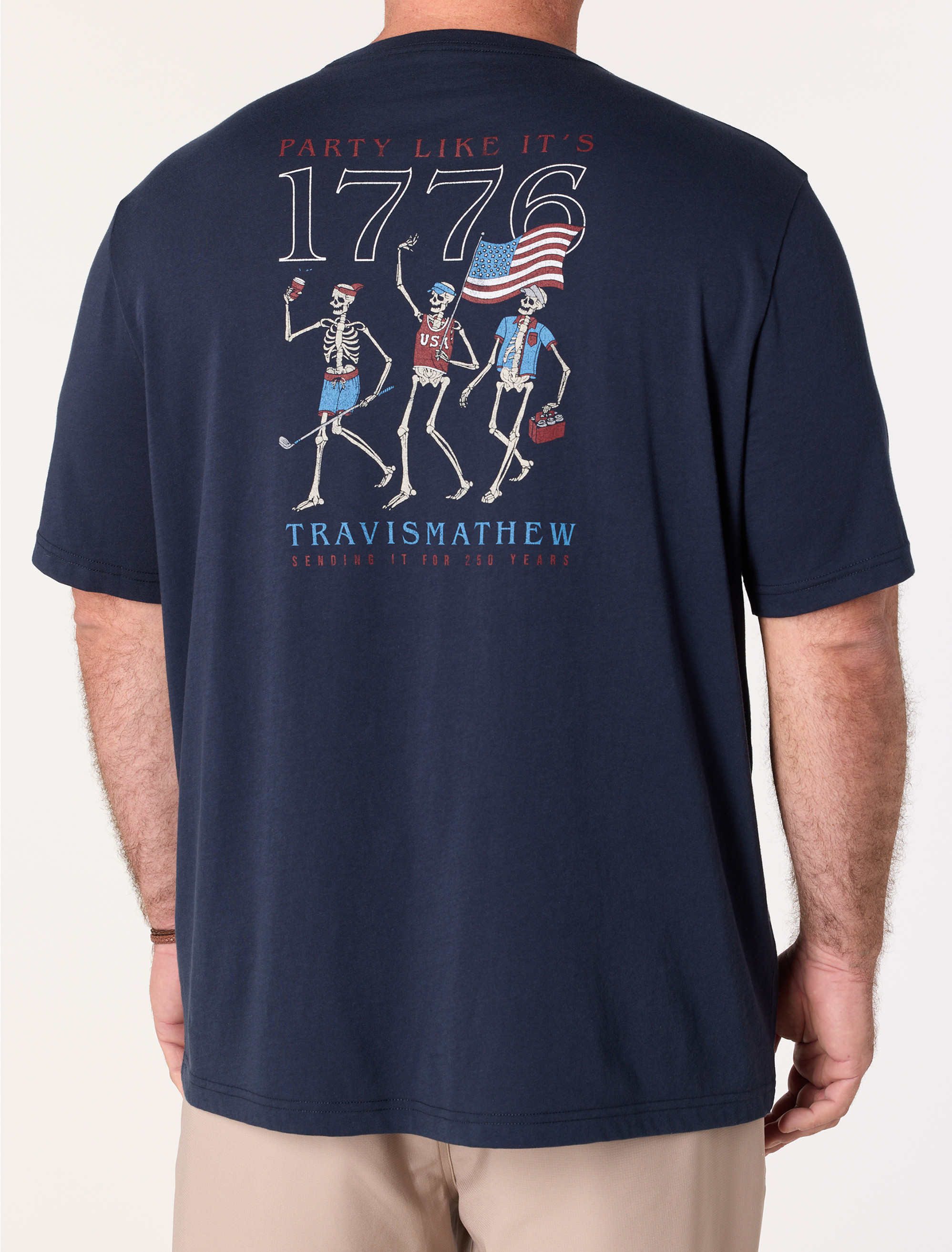 Big + Tall | TravisMathew Fit By DXL Summer Salute Graphic Tee | DXL