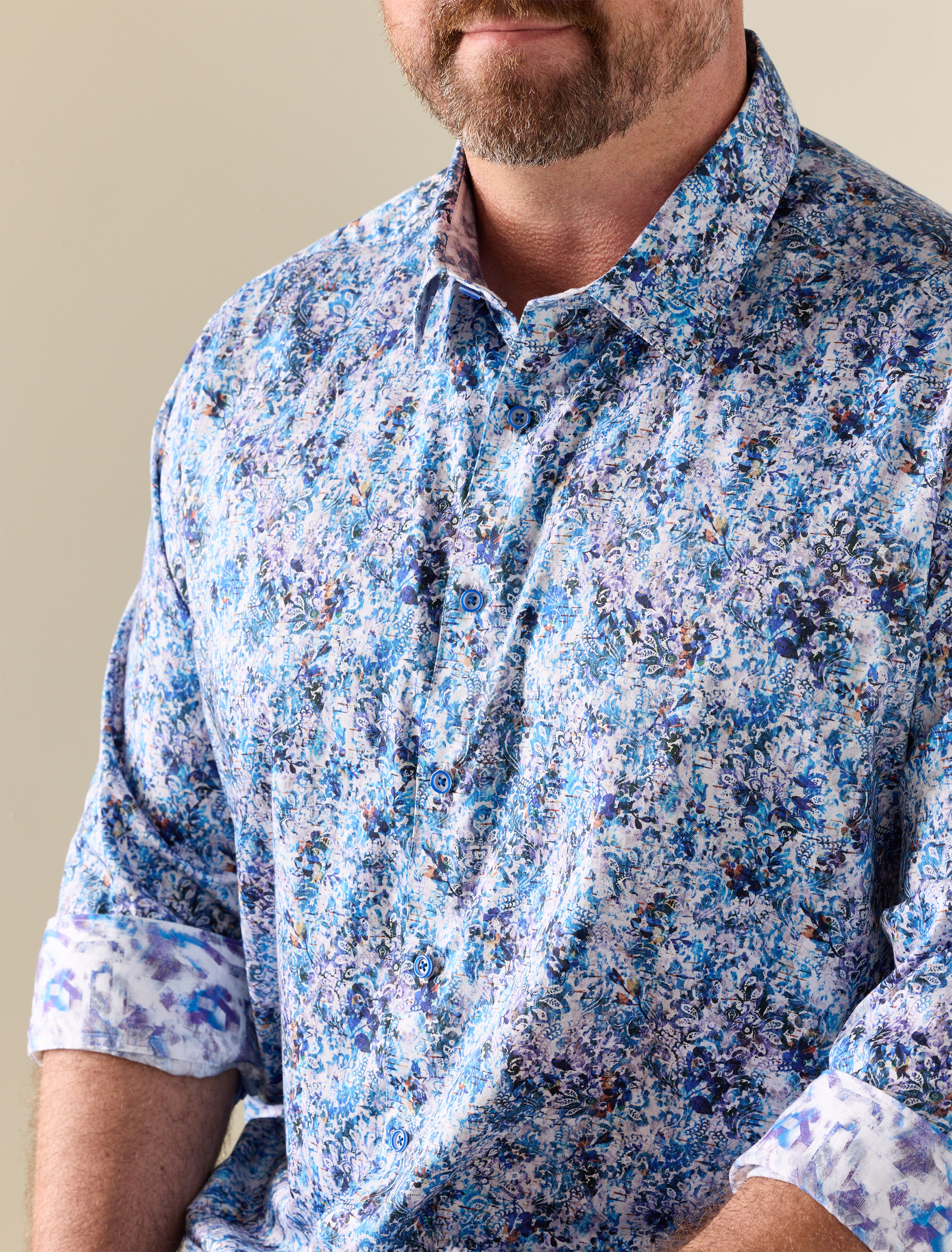 Paisley Floral Sport Shirt