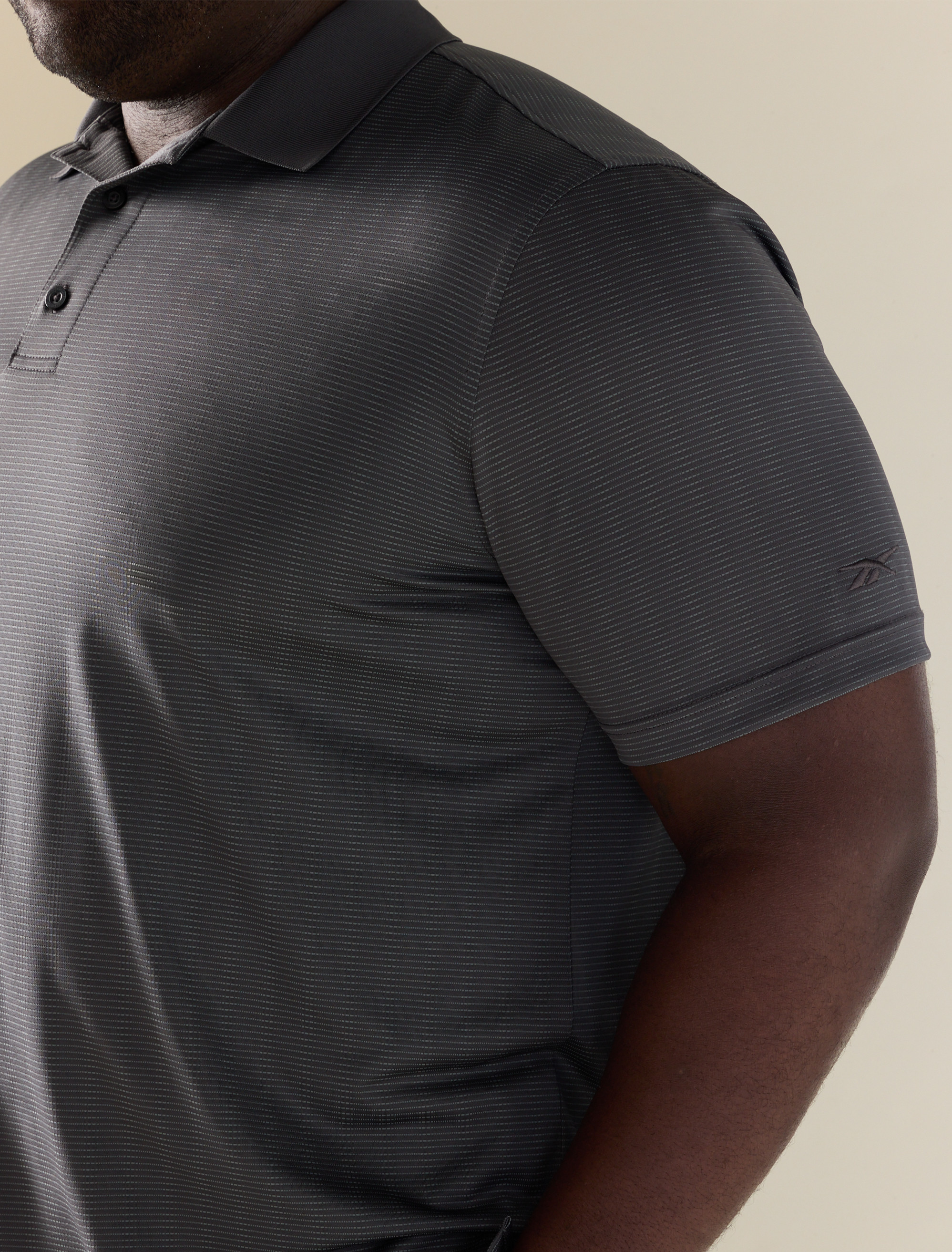 Performance Striped Polo Shirt