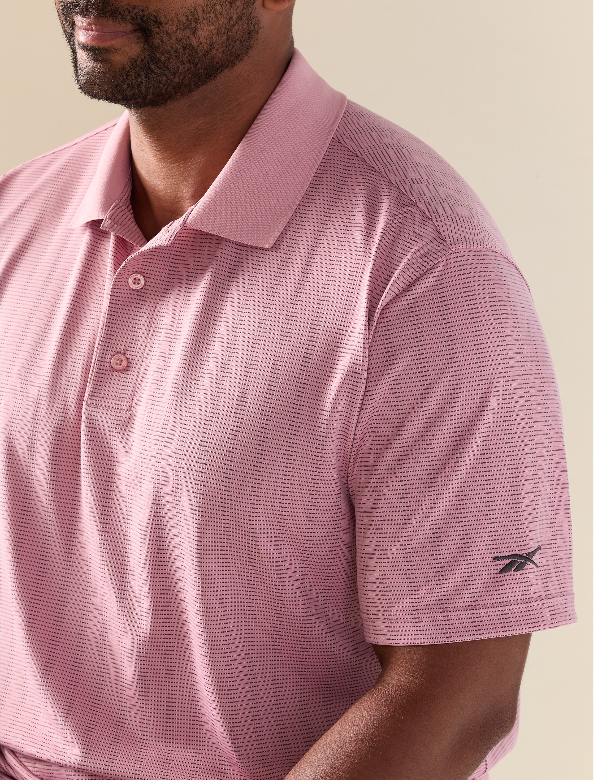 Performance Striped Polo Shirt - thumbnail 2