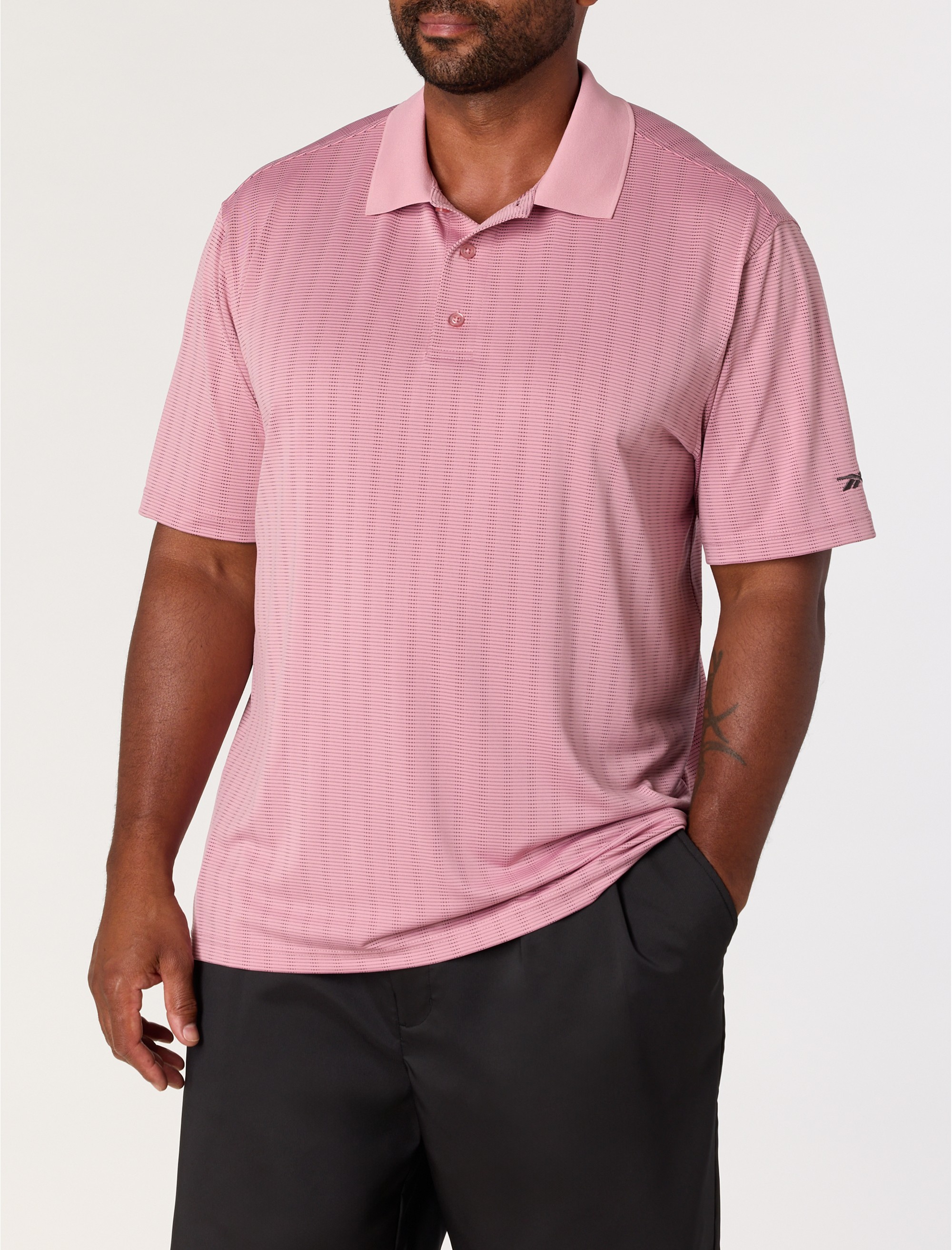 Performance Striped Polo Shirt
