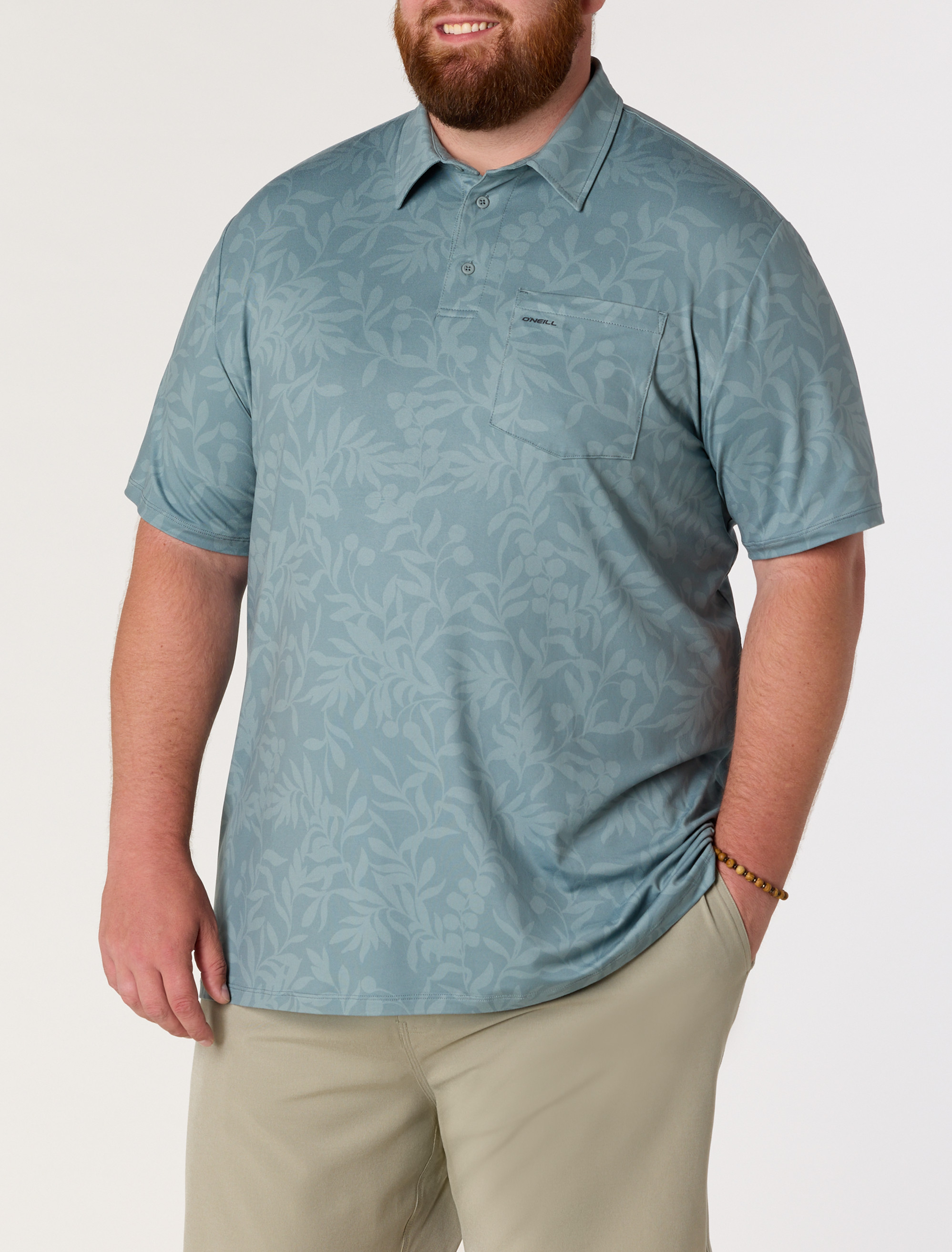 TRVLR Printed Performance Polo Shirt