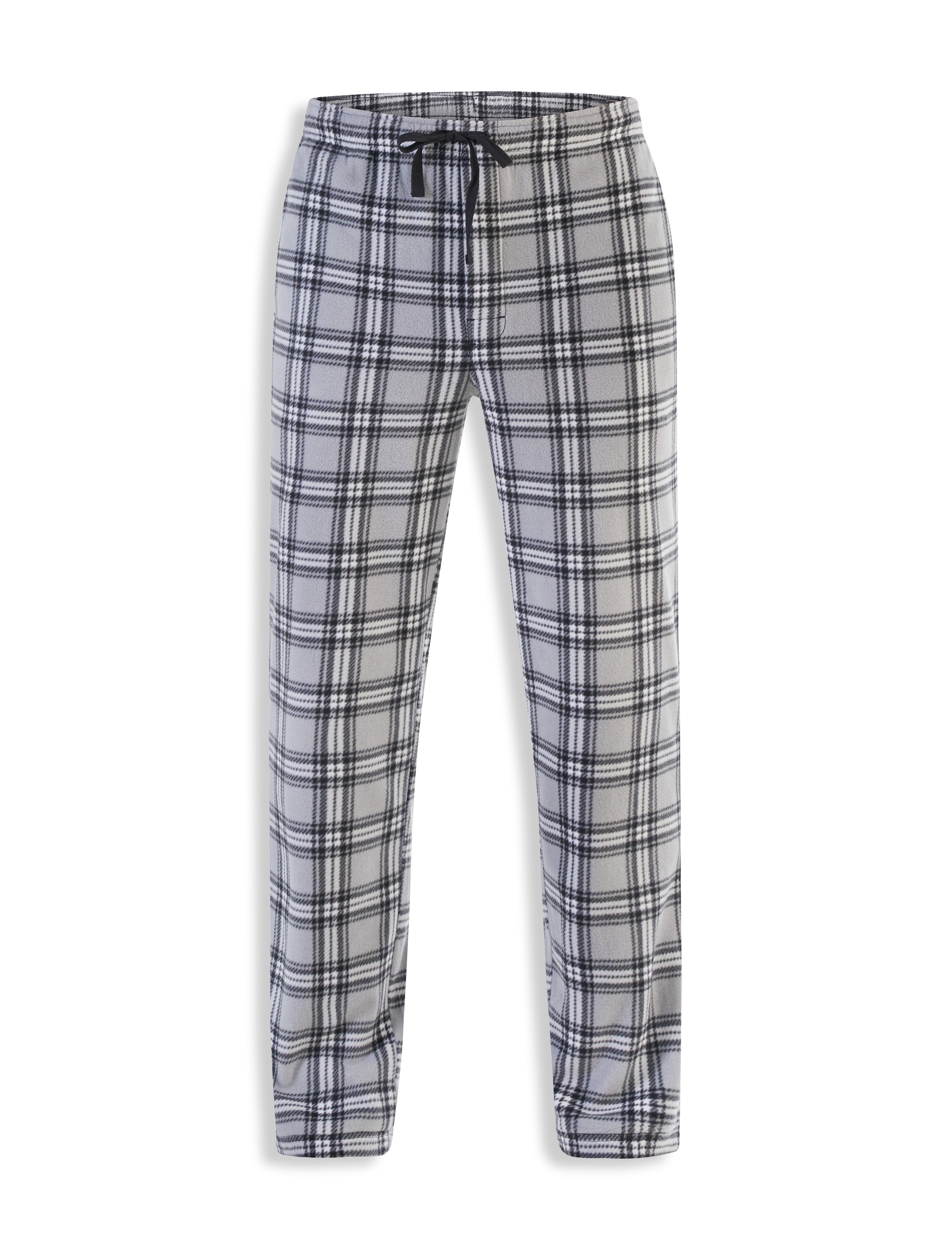 Plaid Microfleece Lounge Pants - thumbnail 4