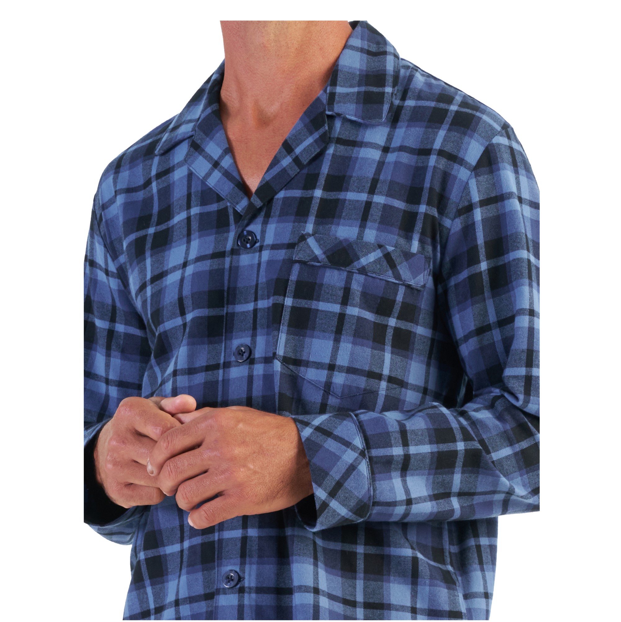 Plaid Flannel Pajama Set - thumbnail 3