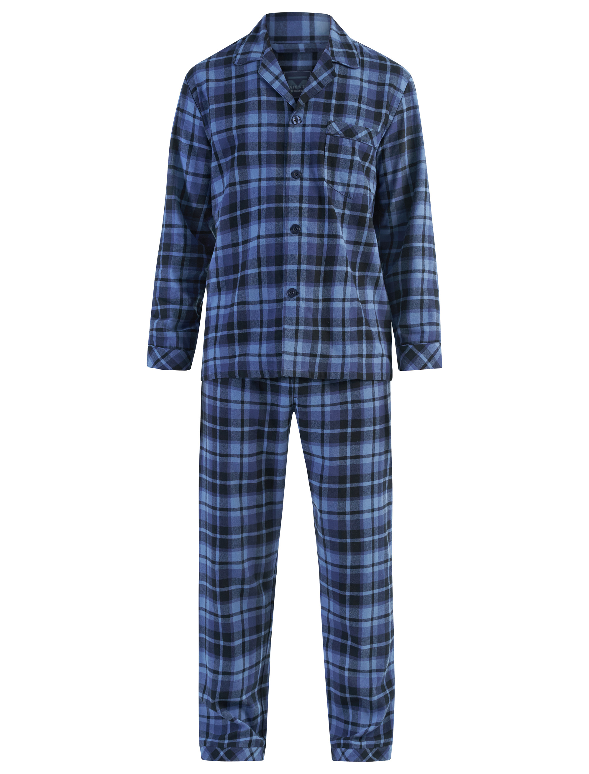 Plaid Flannel Pajama Set