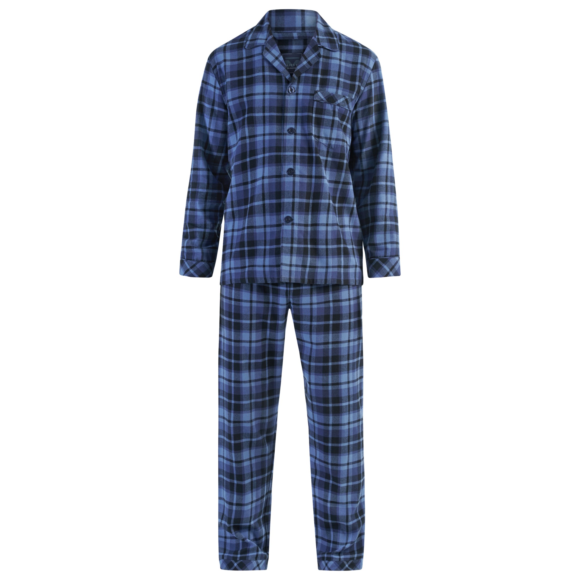 Plaid Flannel Pajama Set - thumbnail 4