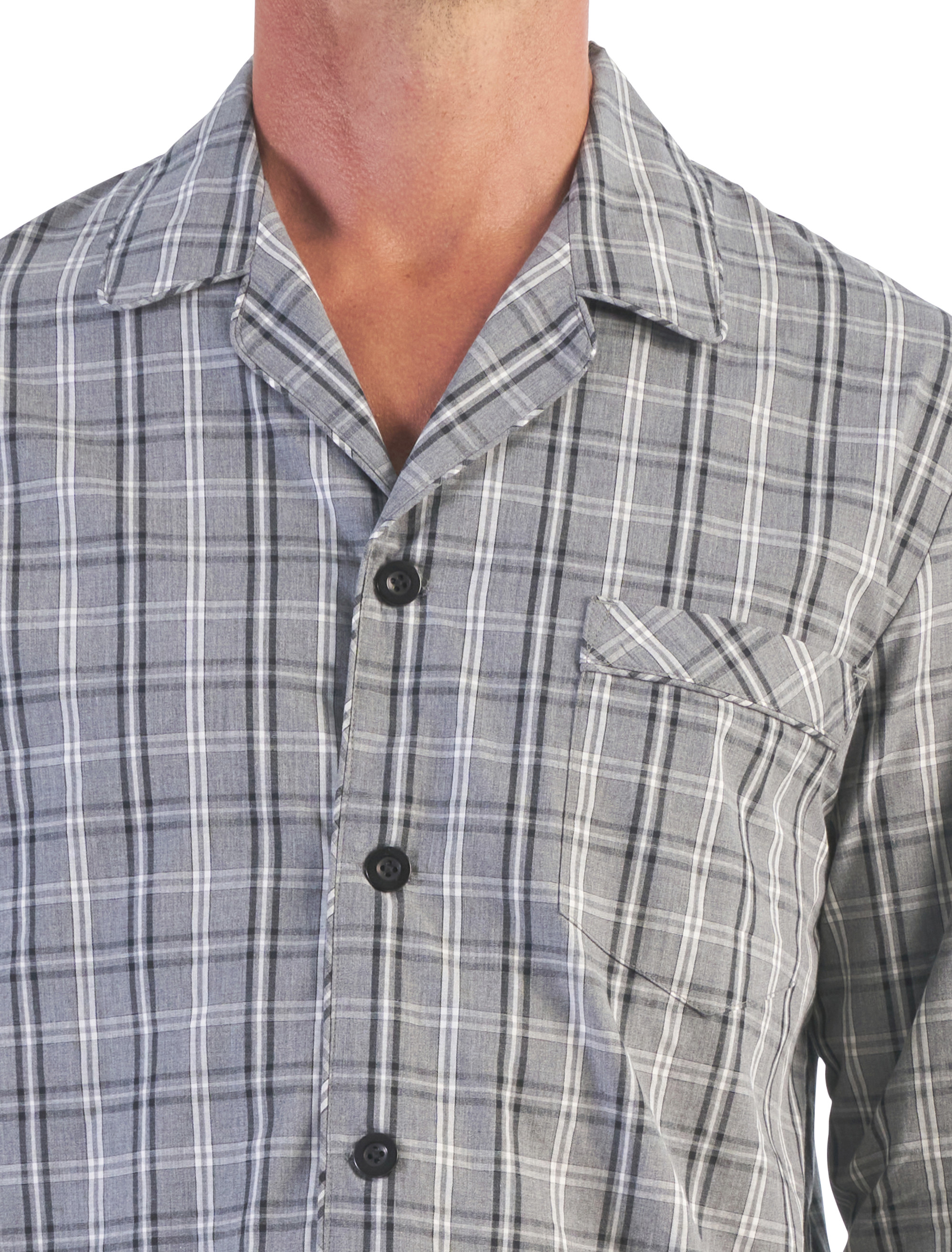 Plaid Woven Pajama Set