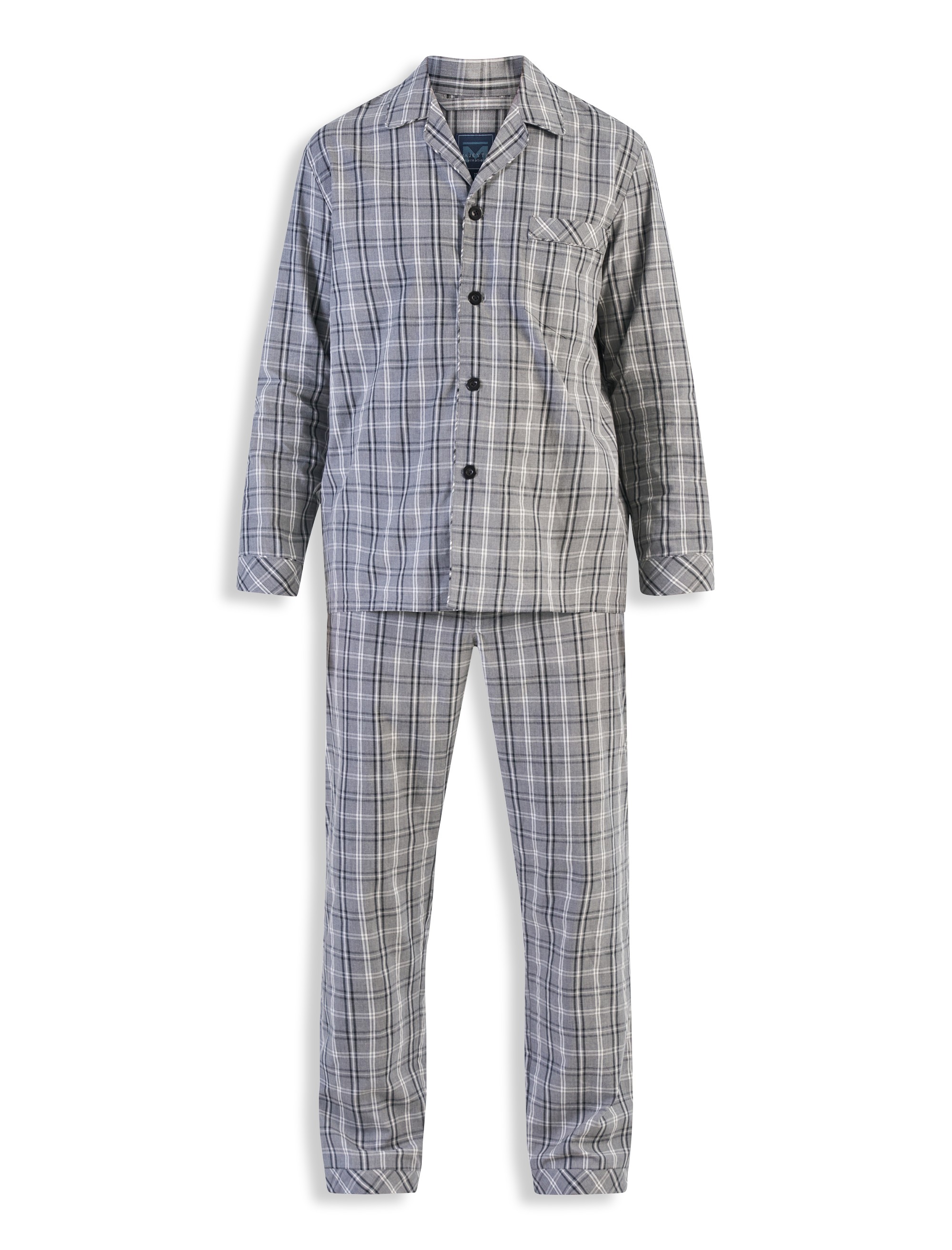 Plaid Woven Pajama Set - thumbnail 4
